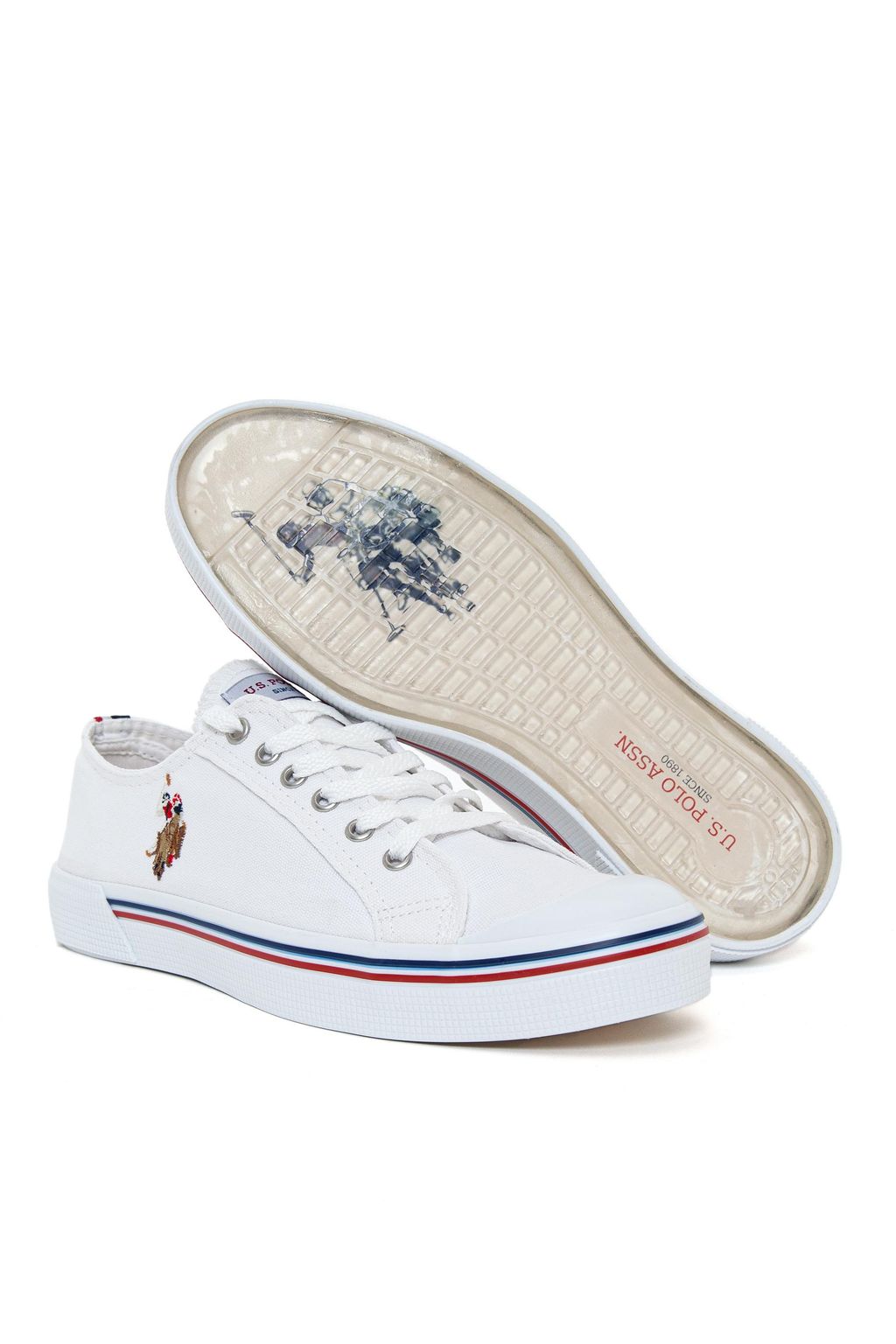 U. S. Polo Assn Мужская белая спортивная обувь - U.s. polo assn фото 5