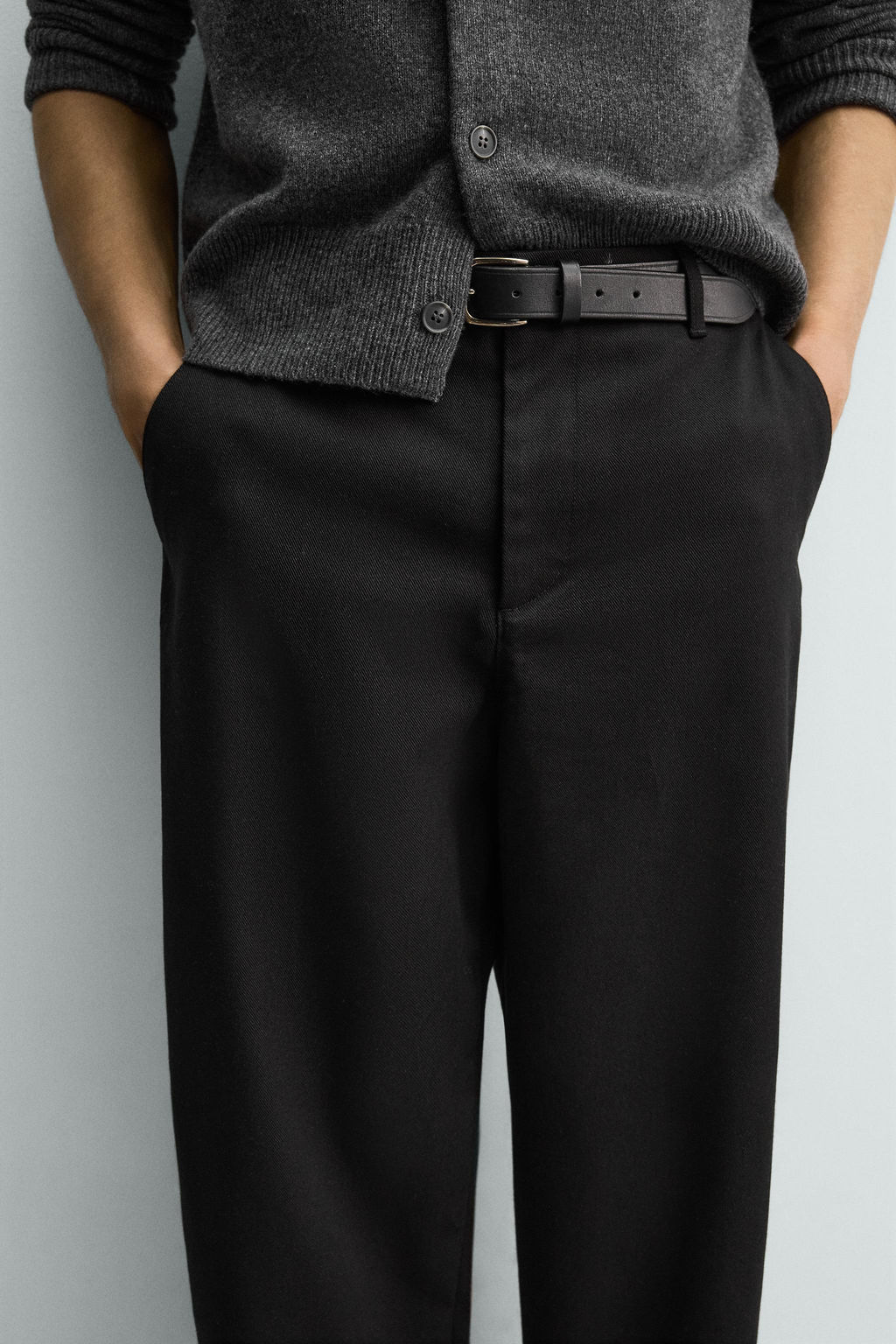 TEXTURED BALLOON FIT TROUSERS - Zara фото 16