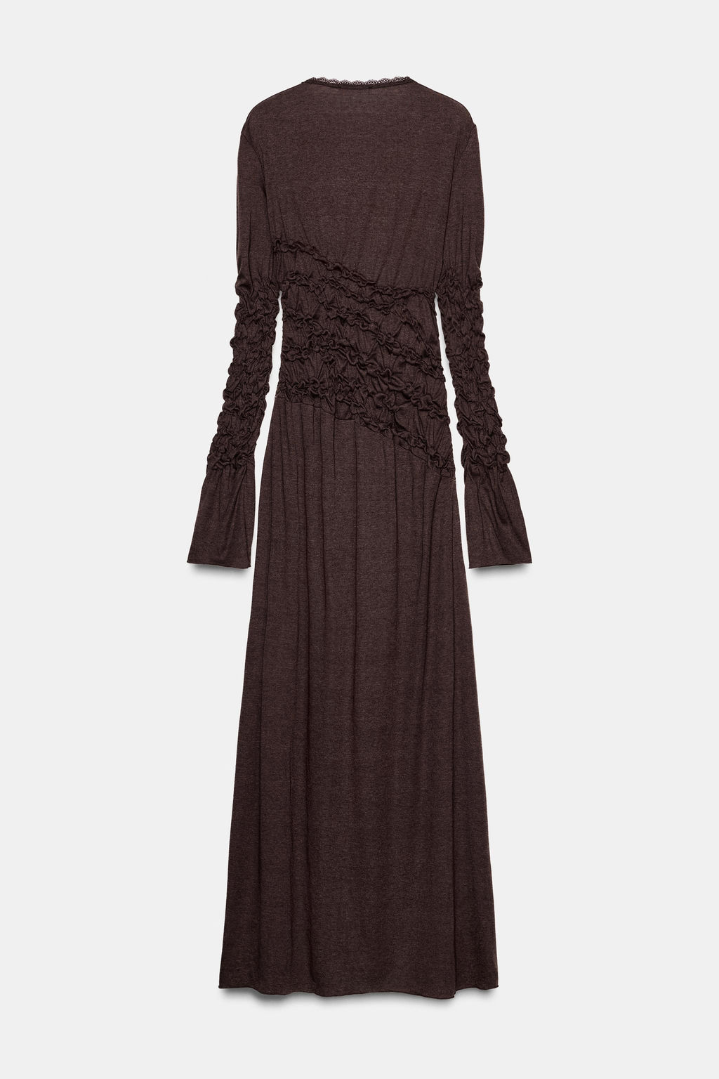 GATHERED MIDI DRESS - Zara фото 6