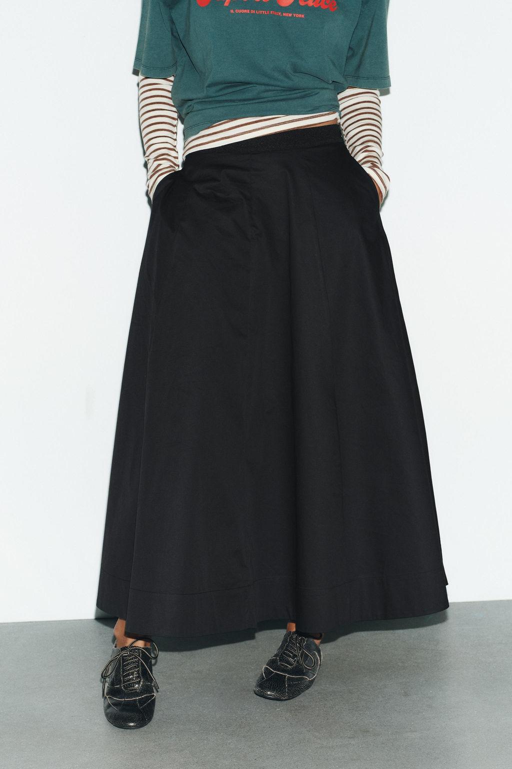 PLEATED MIDI SKIRT - Zara фото 2