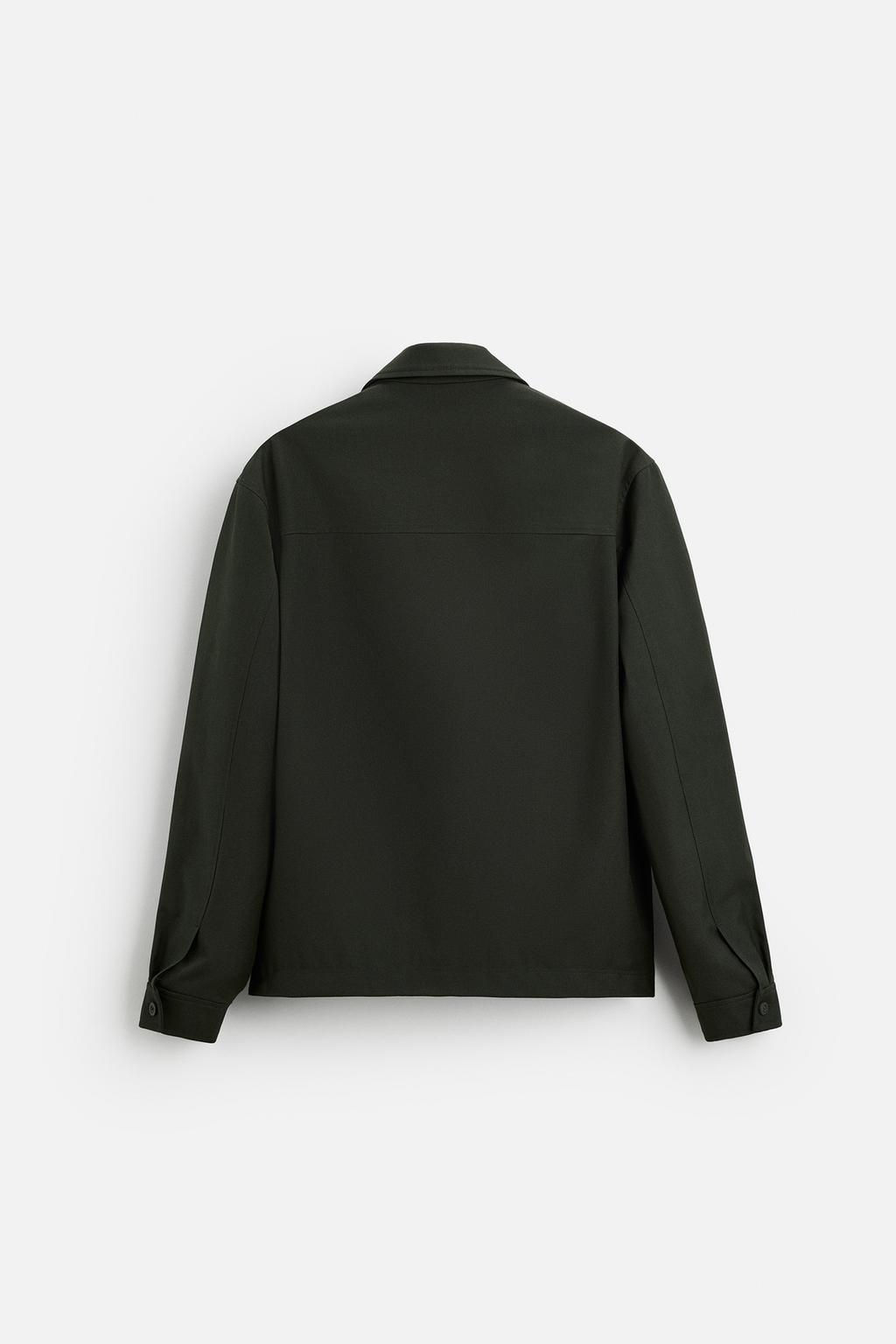 OVERSHIRT WITH POCKETS AND ZIP - Zara фото 5