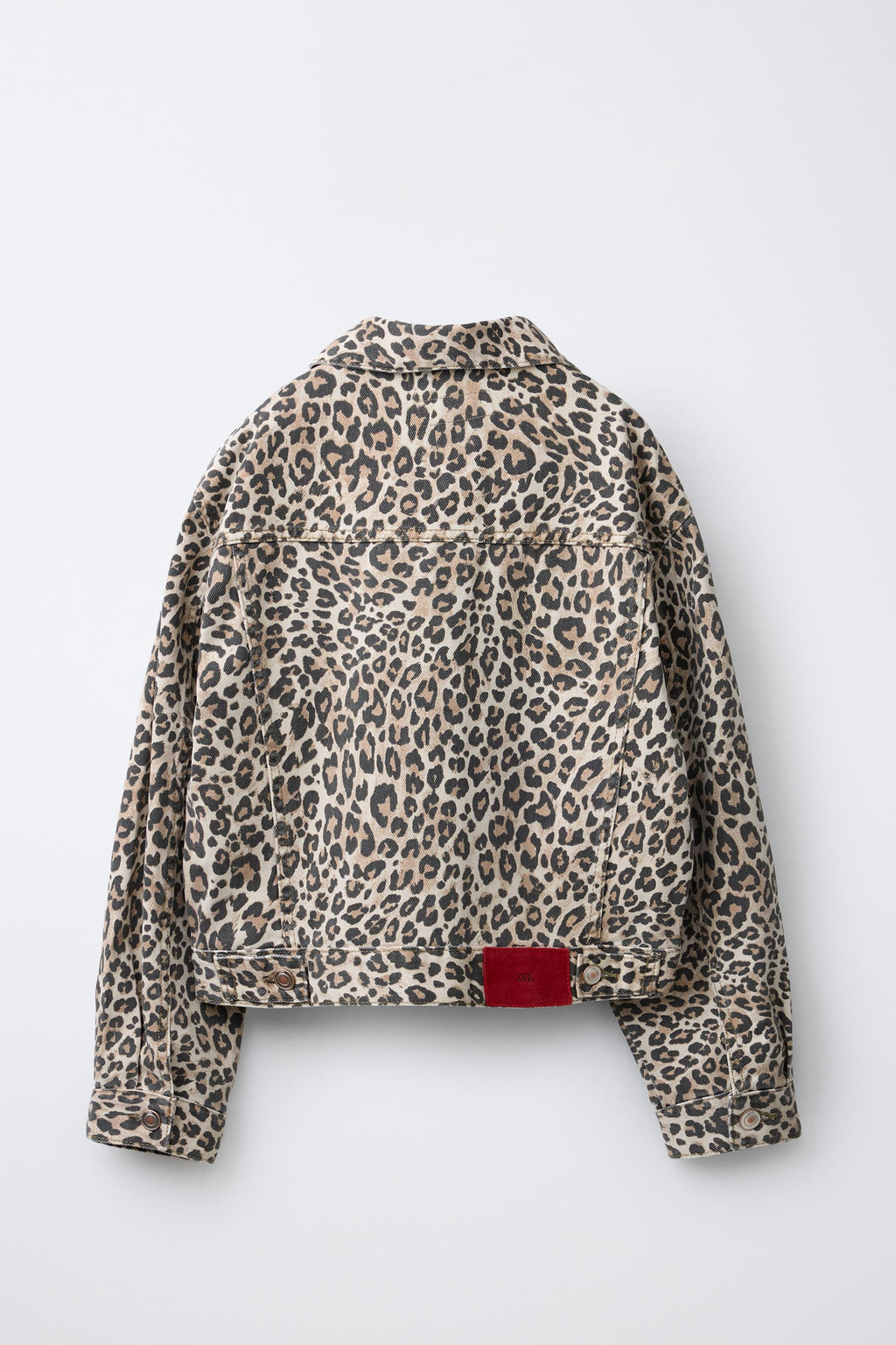 CAZADORA DENIM ANIMAL PRINT / Marr?n - Zara фото 6