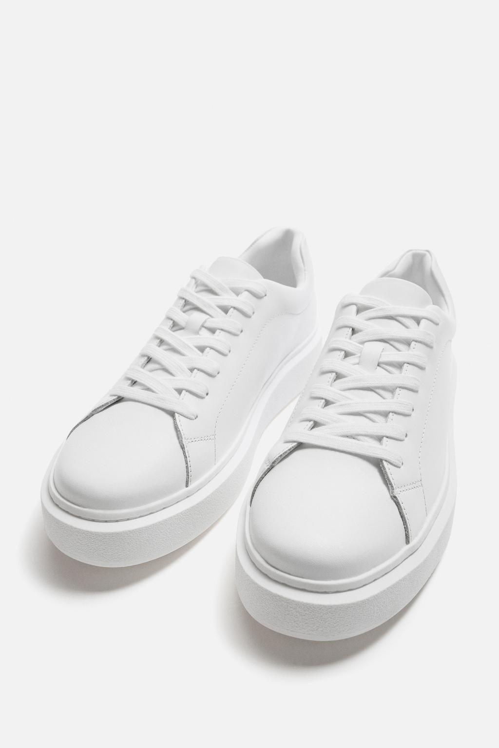 CHUNKY LEATHER SNEAKERS - Zara фото 5