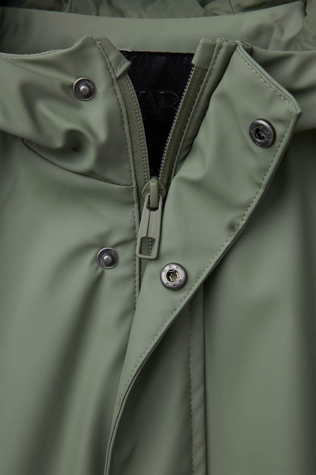WATER REPELLENT RUBBERIZED PARKA - Zara фото 3