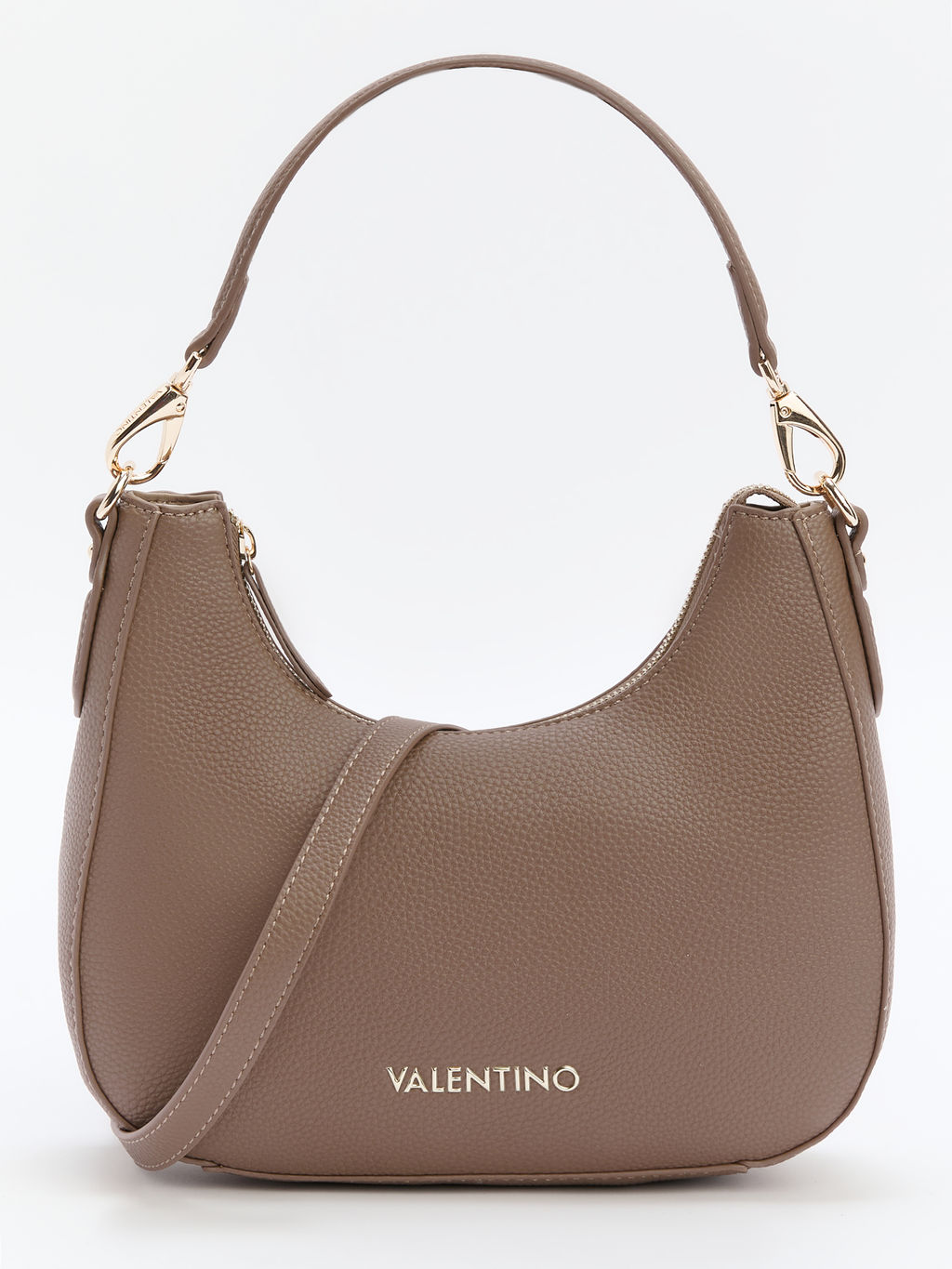 Женская сумка на плечо VALENTINO BRIXTON Артикул 4070893, серо-коричневый
