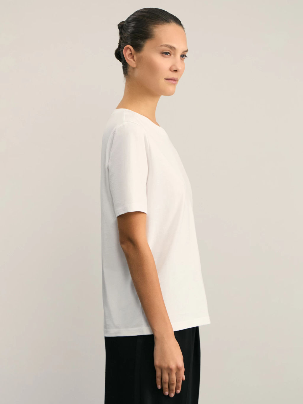 Базовая футболка из хлопка / Zarina  фото 4