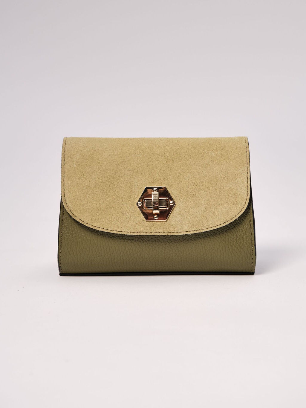 Сумка замшевая Deboro 31033 зеленый бамбук