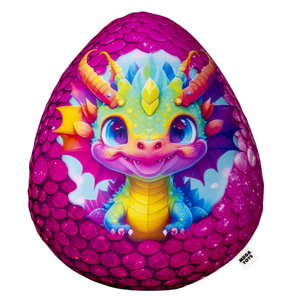 Mega Toys. Игрушка антистресс "Яйцо дракона" 37 см. арт. МТ37012