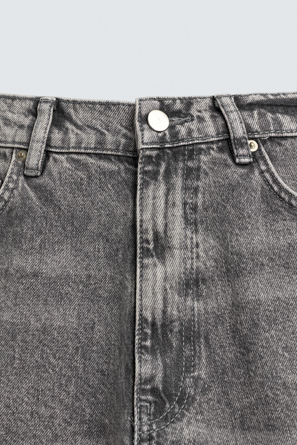 JEANS LOOSE FIT / Gris - Zara фото 10