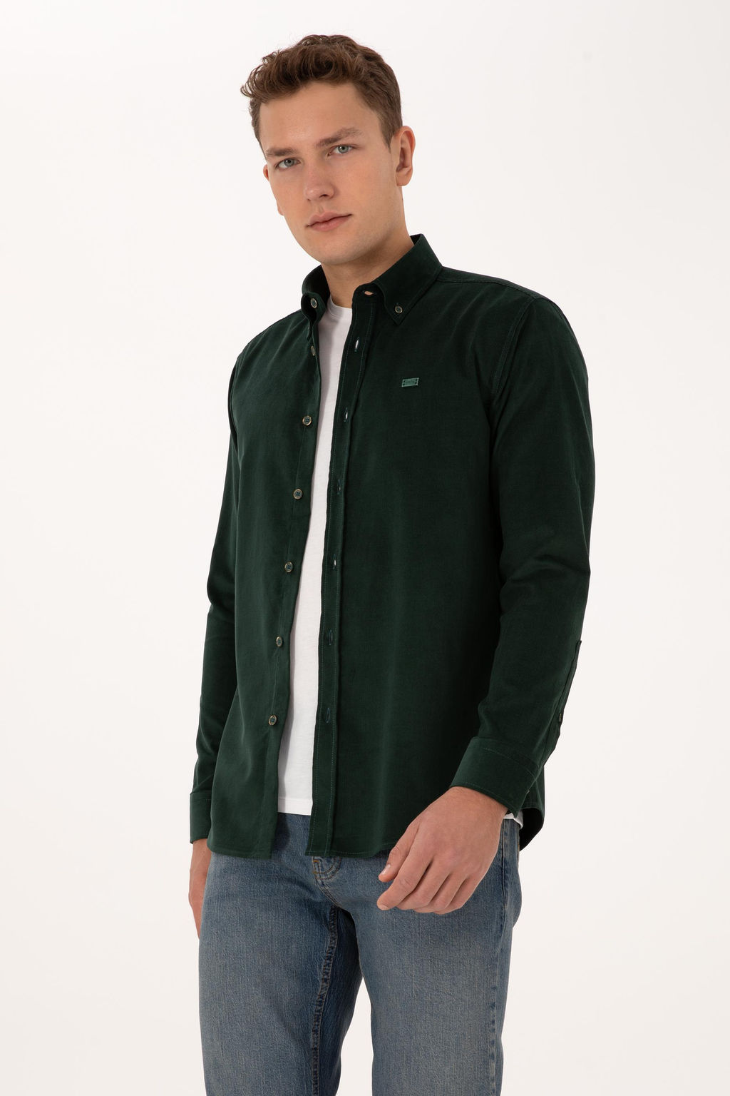 Erkek Koyu Ye_il Uzun Kollu G_mlek - U.s. polo assn фото 3