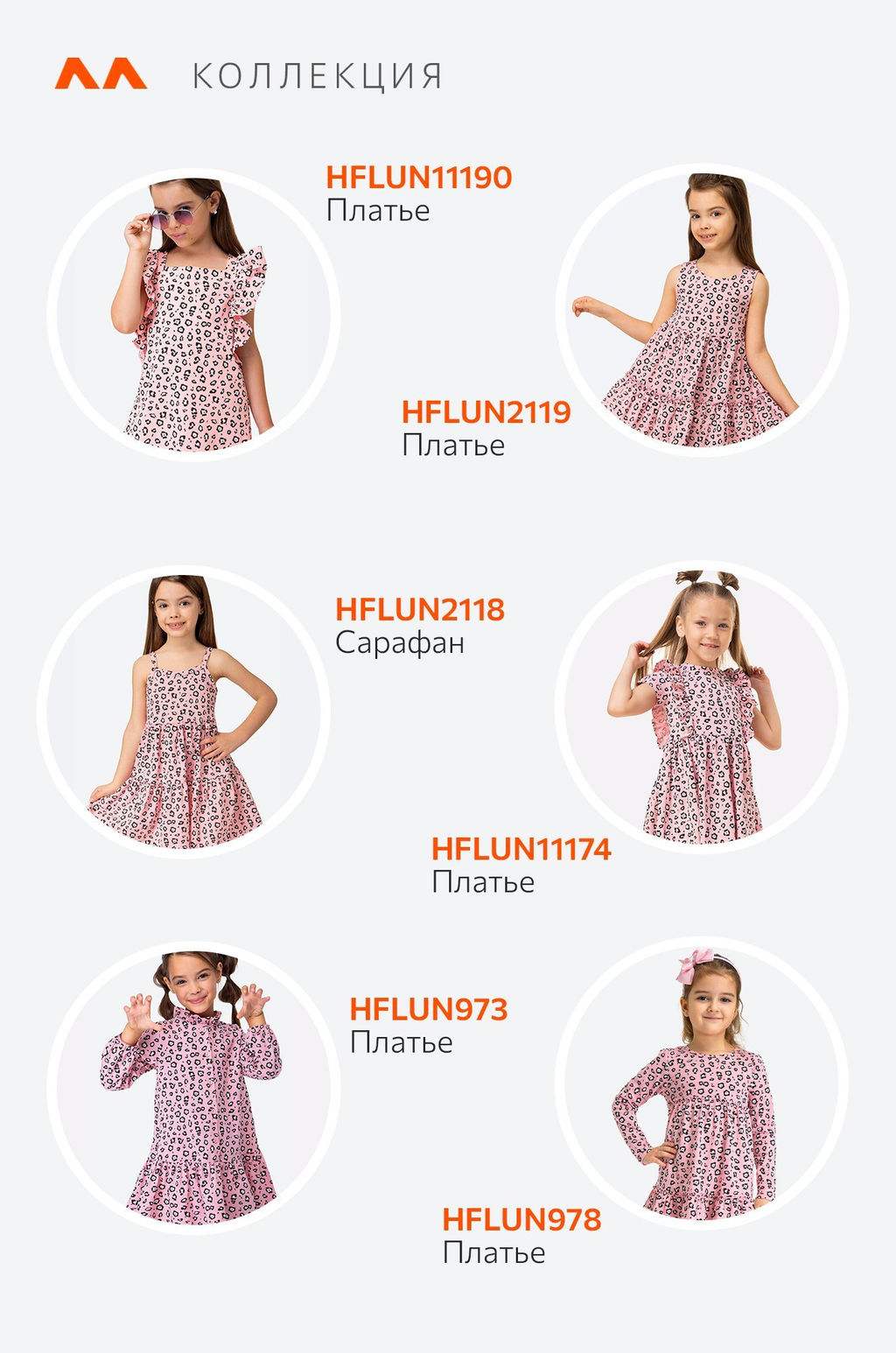 Летнее платье для девочки Happyfox