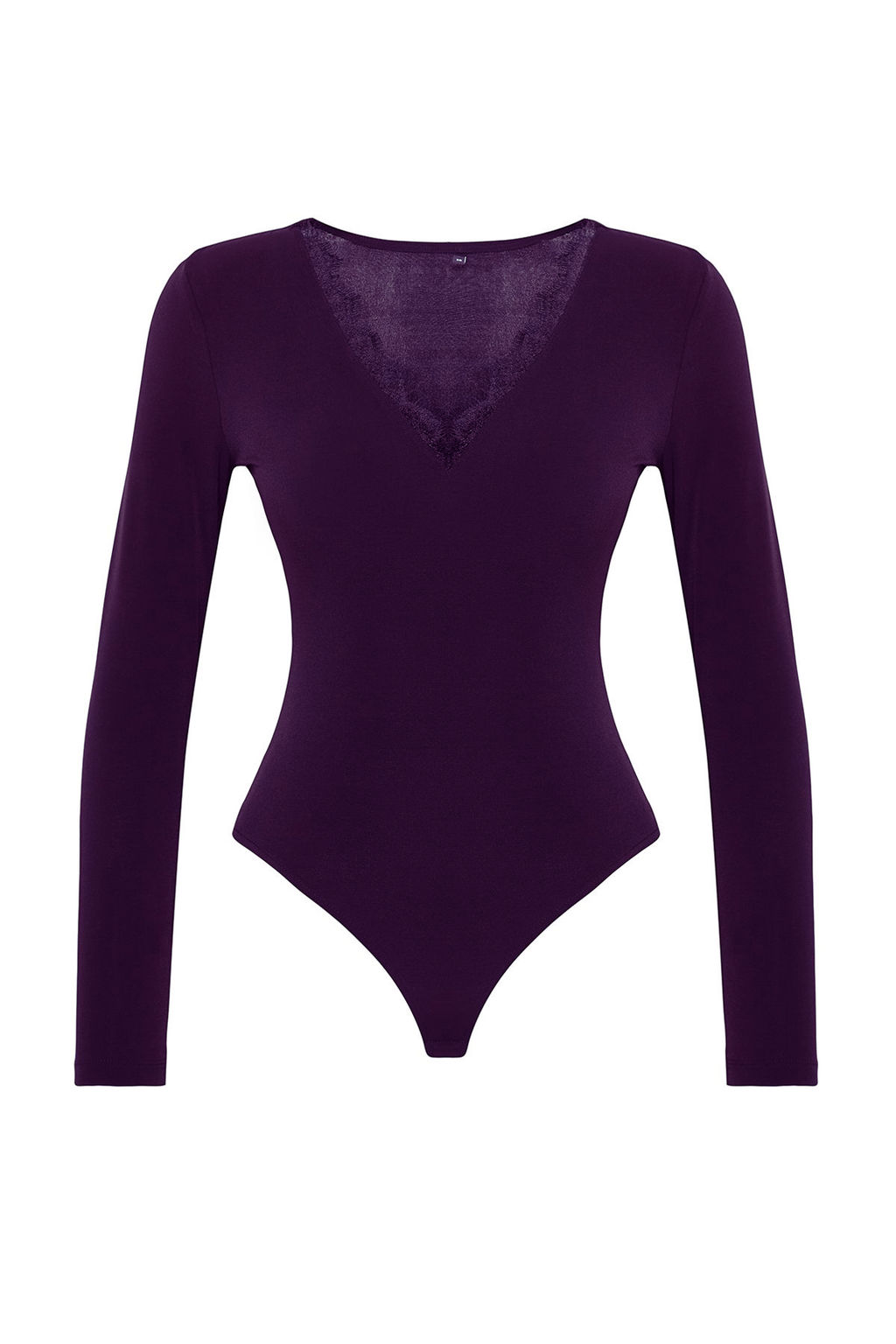 TRENDYOLMILLA Siyah Orme Danteli Yaka Detayl? Body TPRAW25BD00007 фото 13