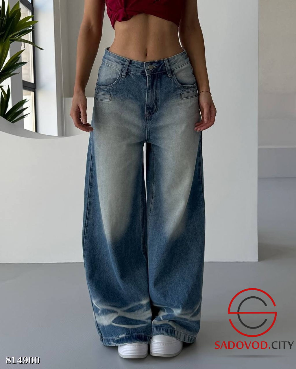 Джинсы-палаццо женские - Bruno фото 2