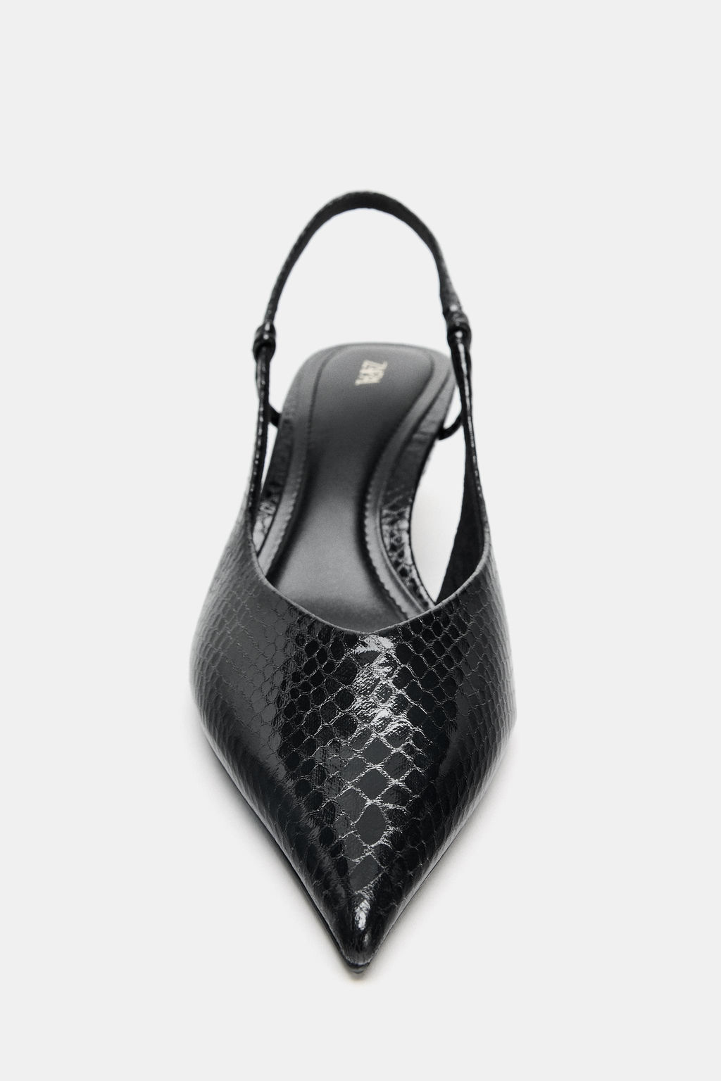 TEXTURED SLINGBACK SHOES - Zara фото 8