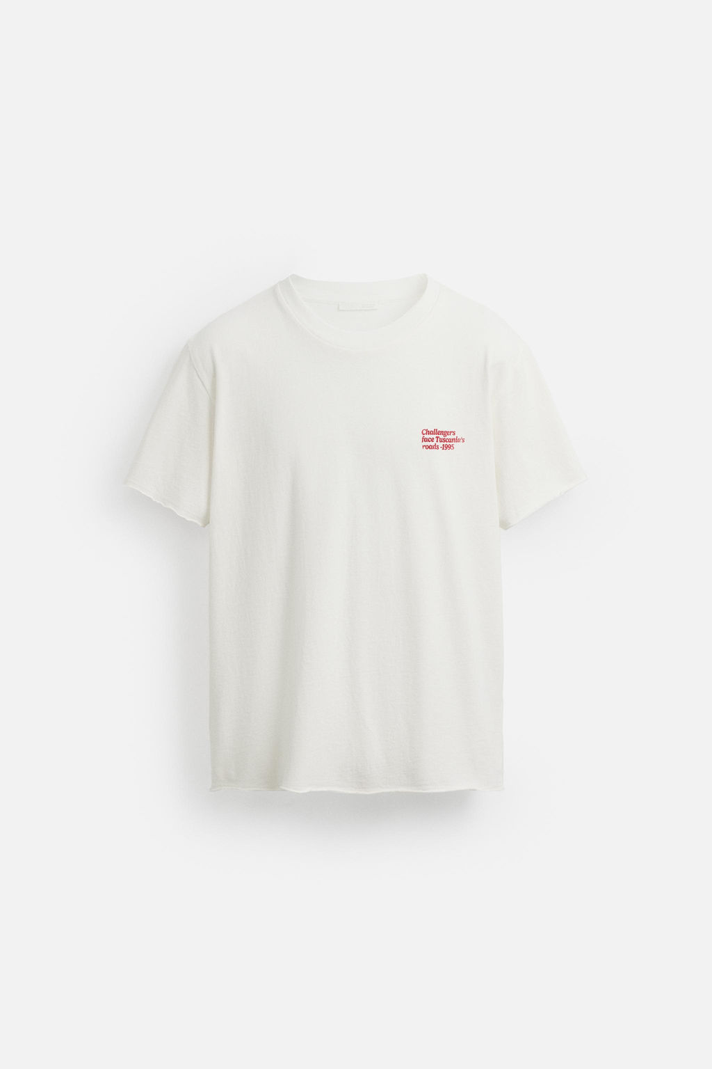 WASHED PRINT SLOGAN T-SHIRT - Zara фото 7