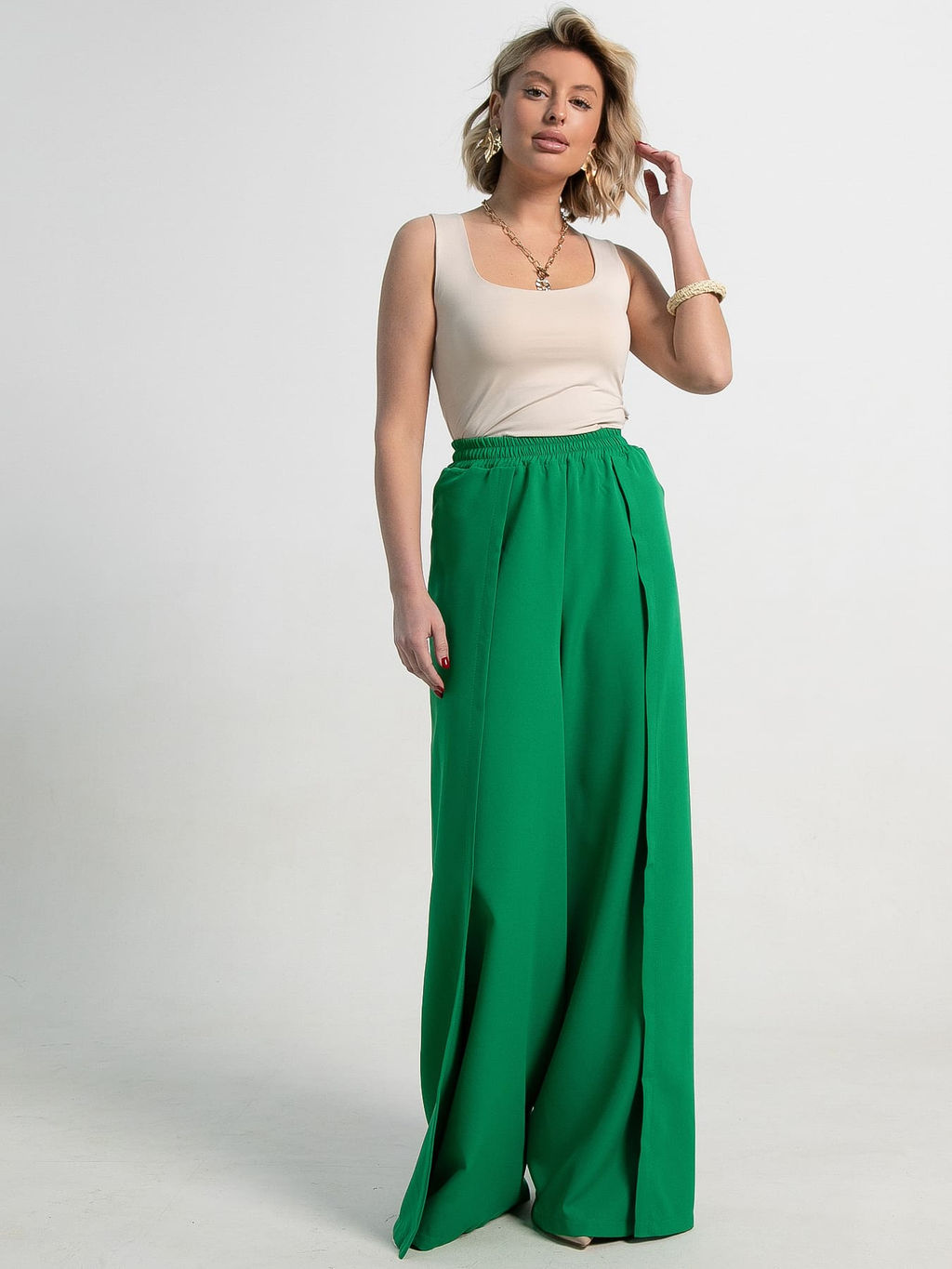 Брюки Авангард (зеленый) Б15253-13М