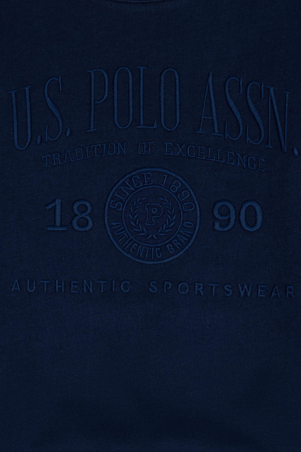 U. S. Polo Assn Детский темно-синий свитшот с круглым вырезом - U.s. polo assn фото 9