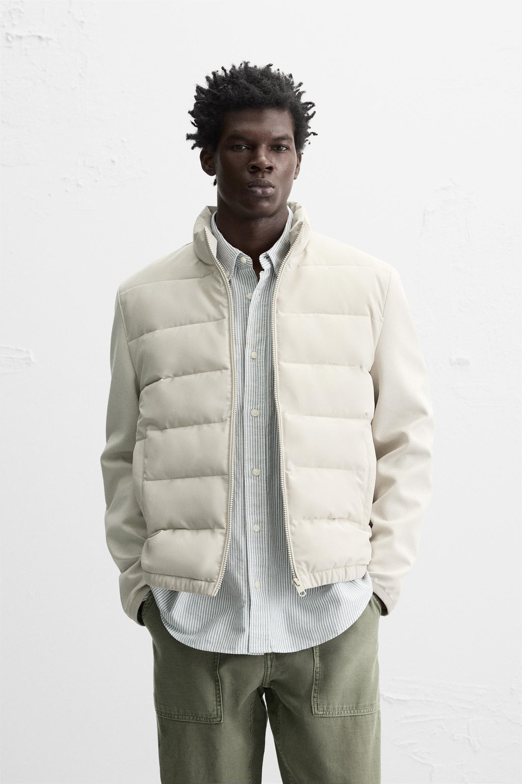 CONTRAST PADDED JACKET - Zara фото 2