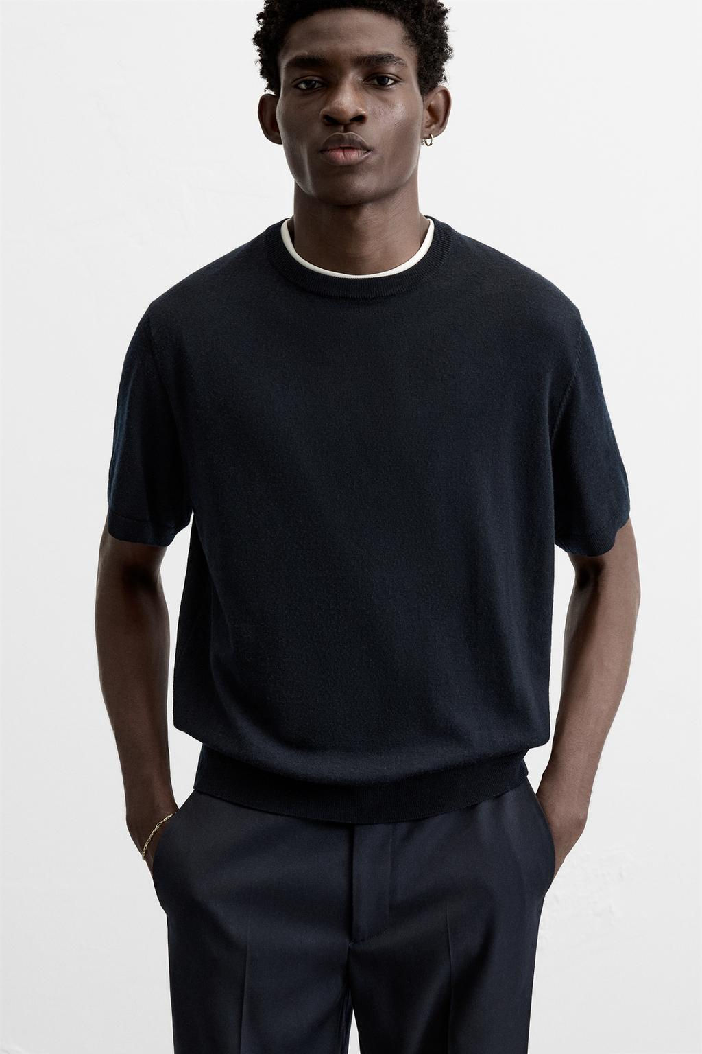 100% WOOL KNIT T-SHIRT - LIMITED EDITION - Zara фото 5