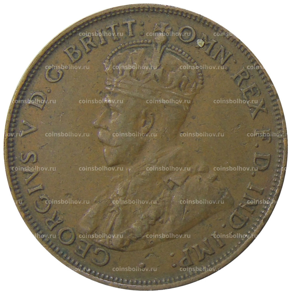 1 пенни 1927 года Австралия