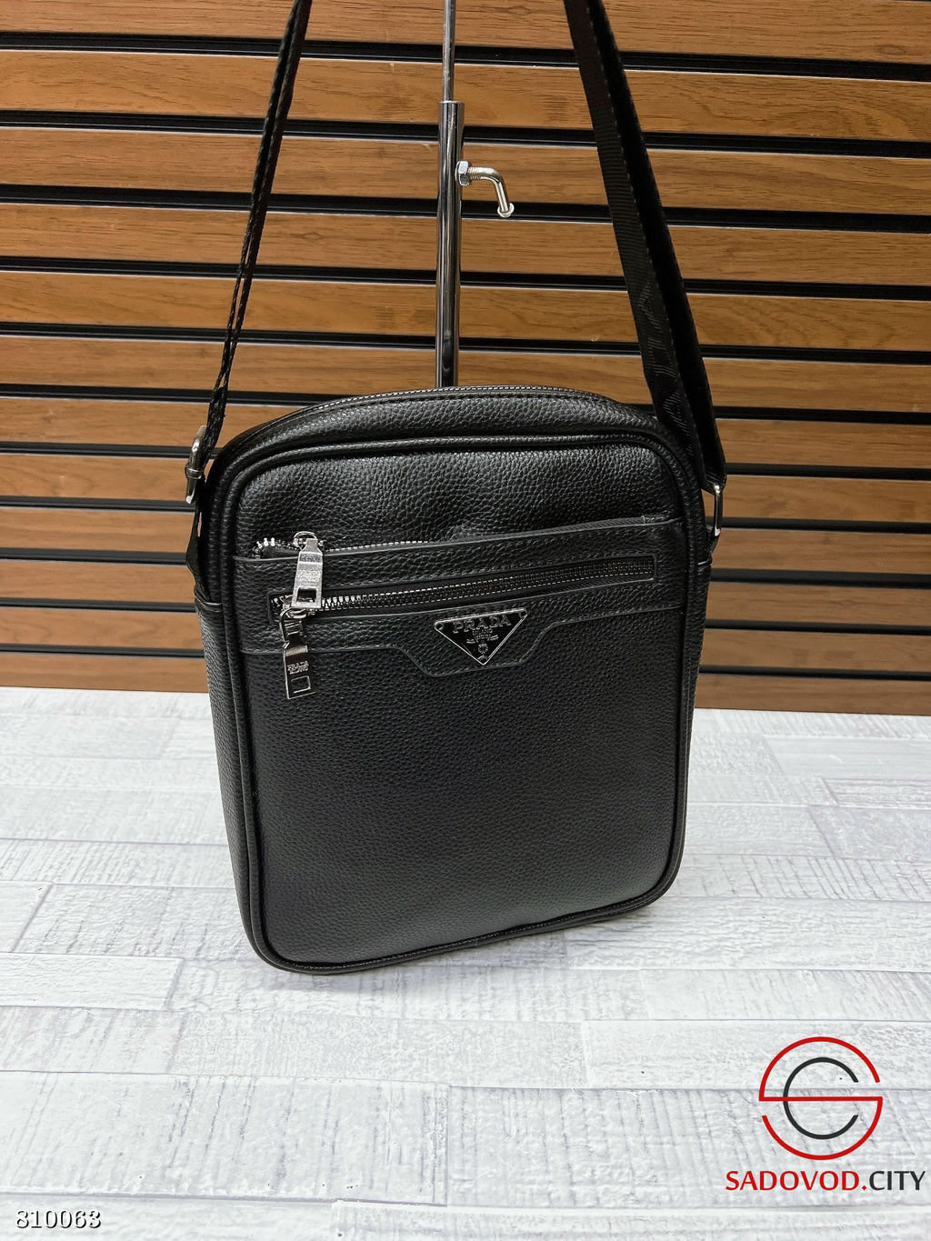 Мужская сумка из кожи 20*24 см. - Bruno фото 4