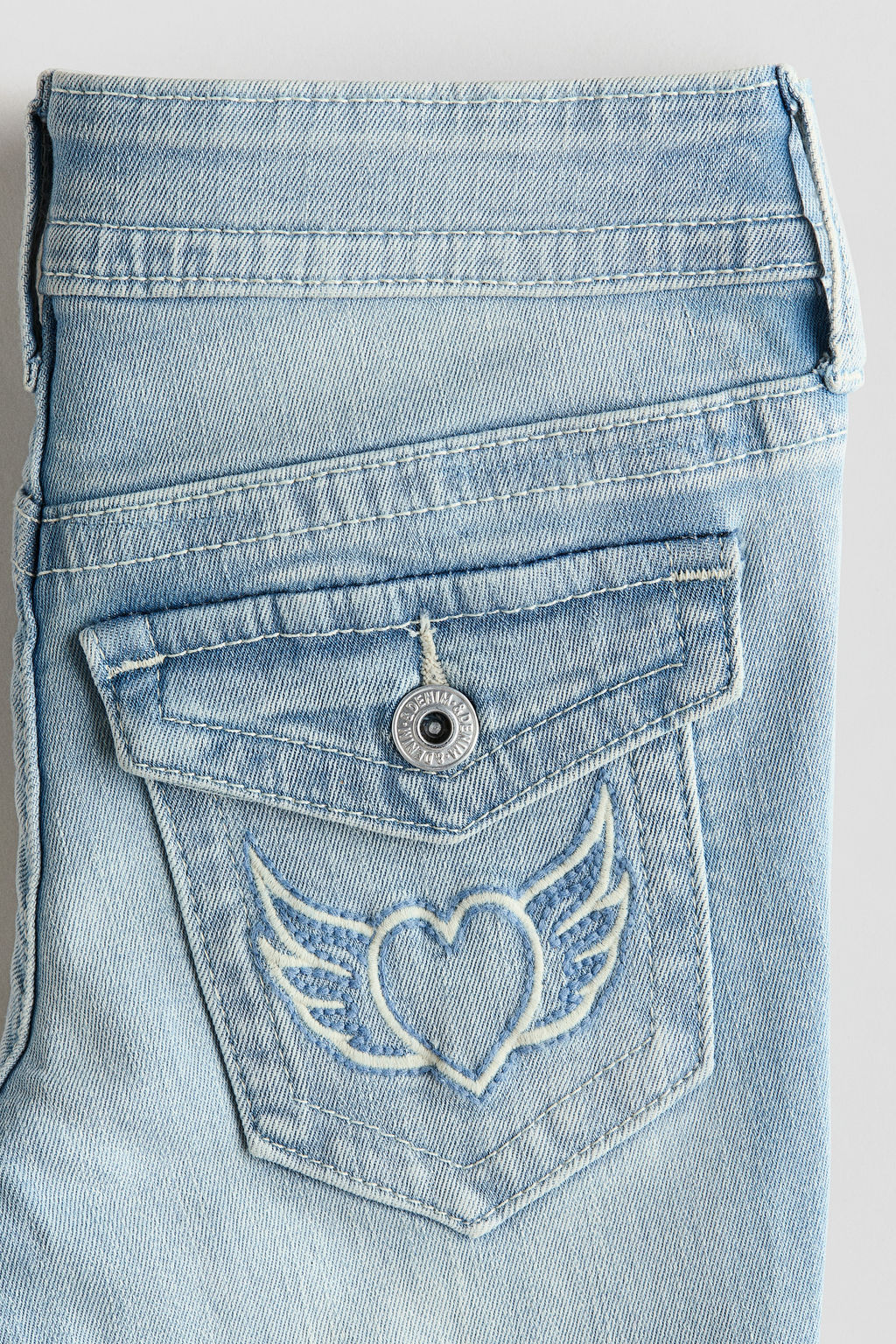 Flared Leg Low Jeans - H&m фото 7