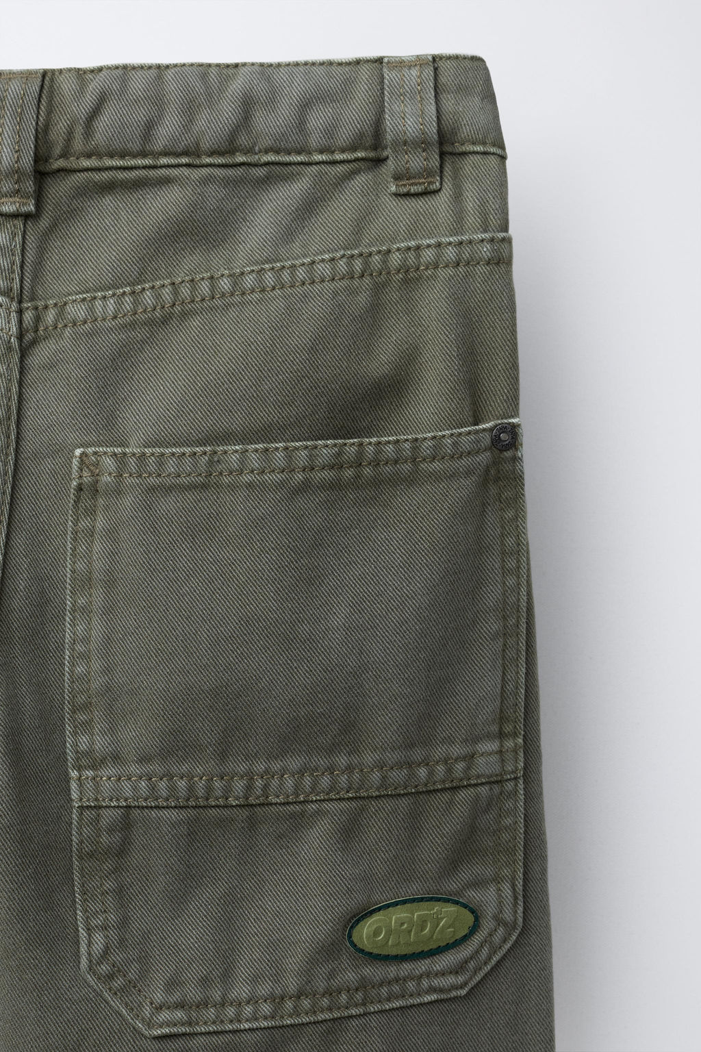 LOOSE FIT TWILL TROUSERS - Zara фото 4