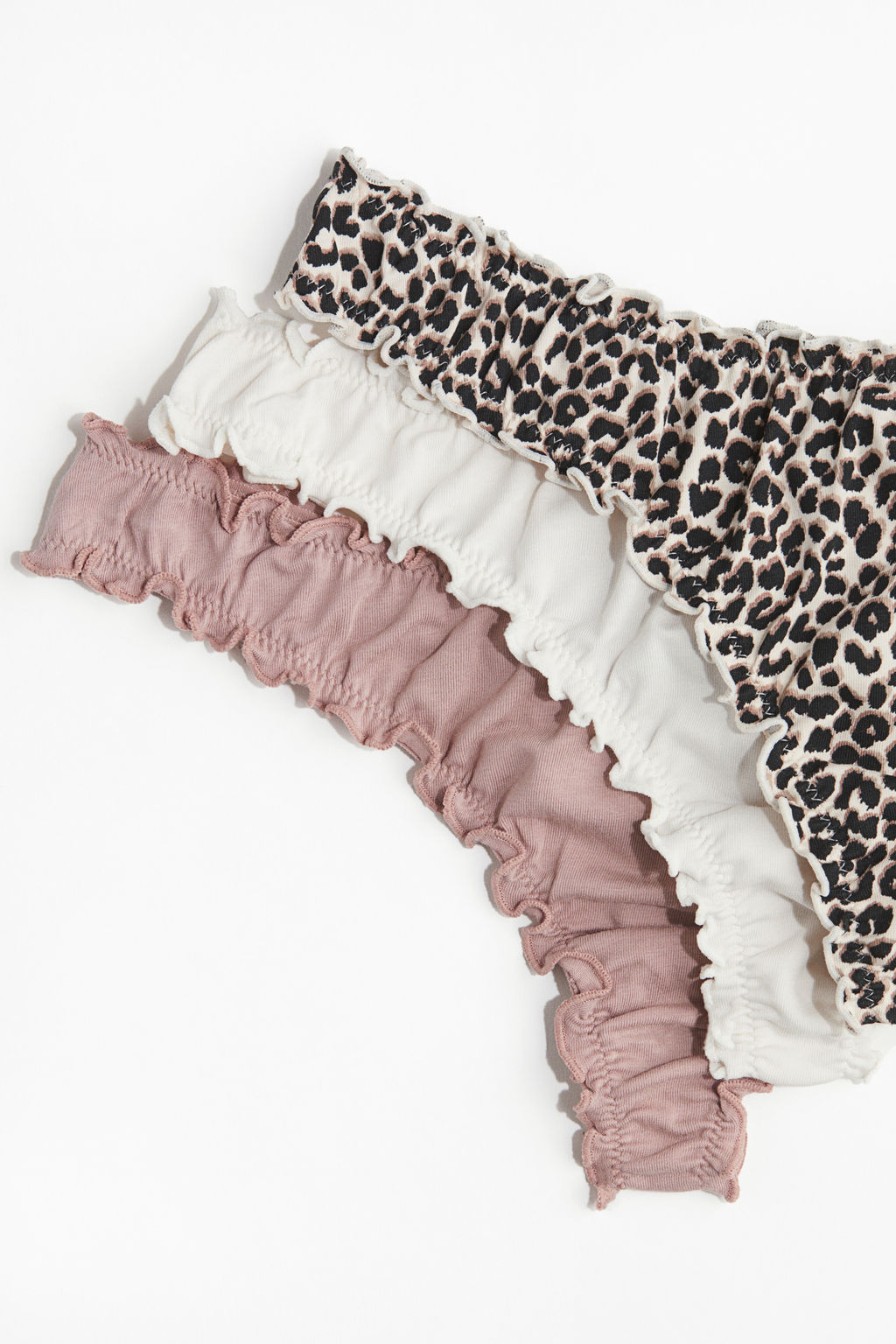 Pack de 3 bragas thong con ribete sobrehilado - H&m фото 11