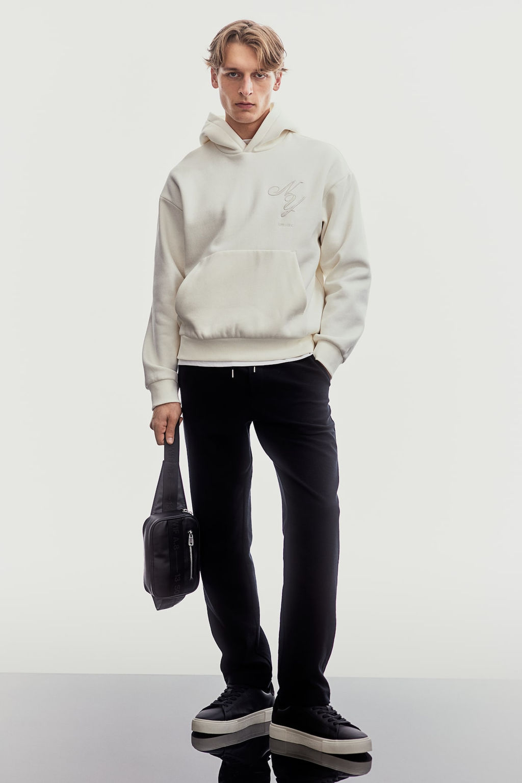 Loose Fit Printed hoodie - H&m фото 2