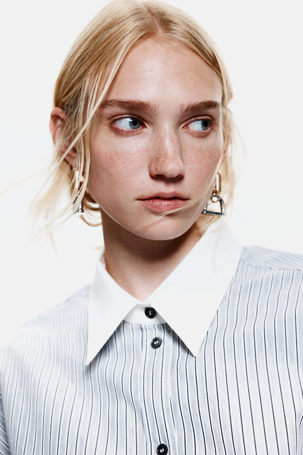 Camisa oversize de popelina - H&m фото 6