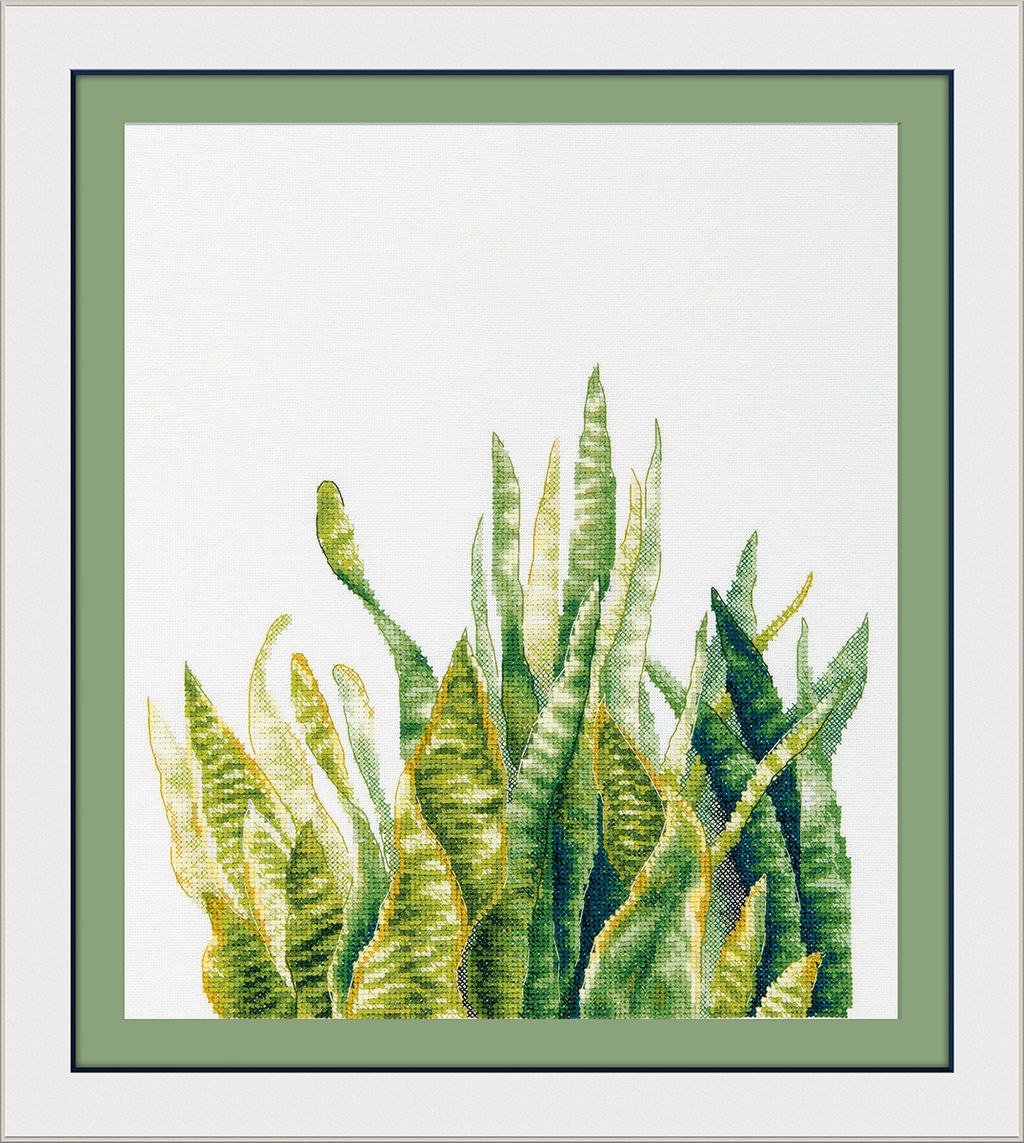 Набор для вышивания PANNA C-7455 Сансевиерия 35 х 43.5 см