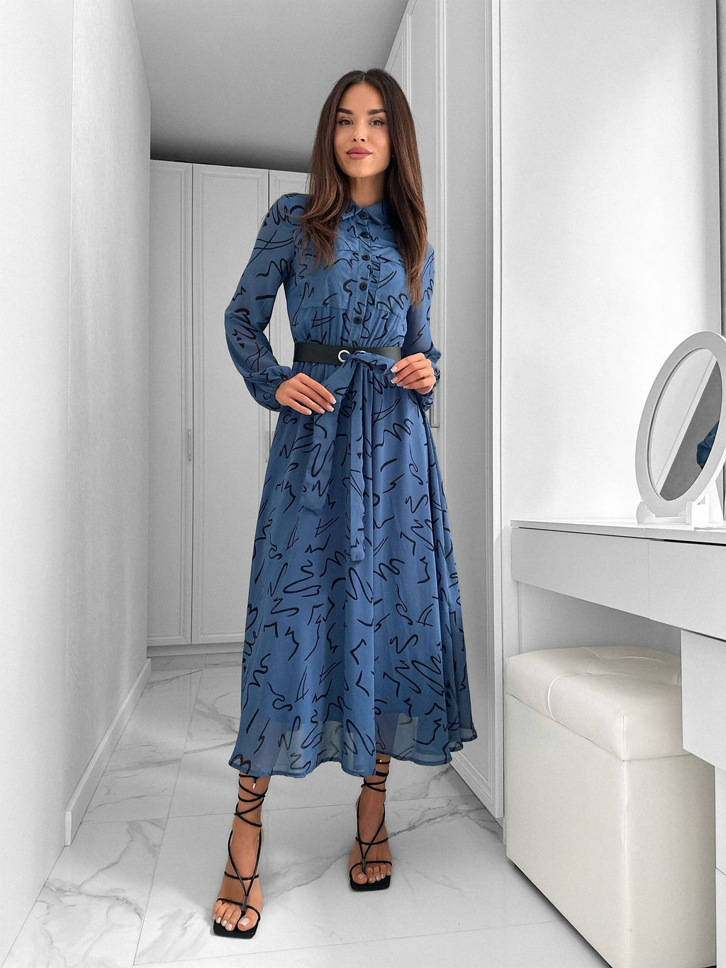 Платье Кэсси (синий) - Nadi bordo фото 6