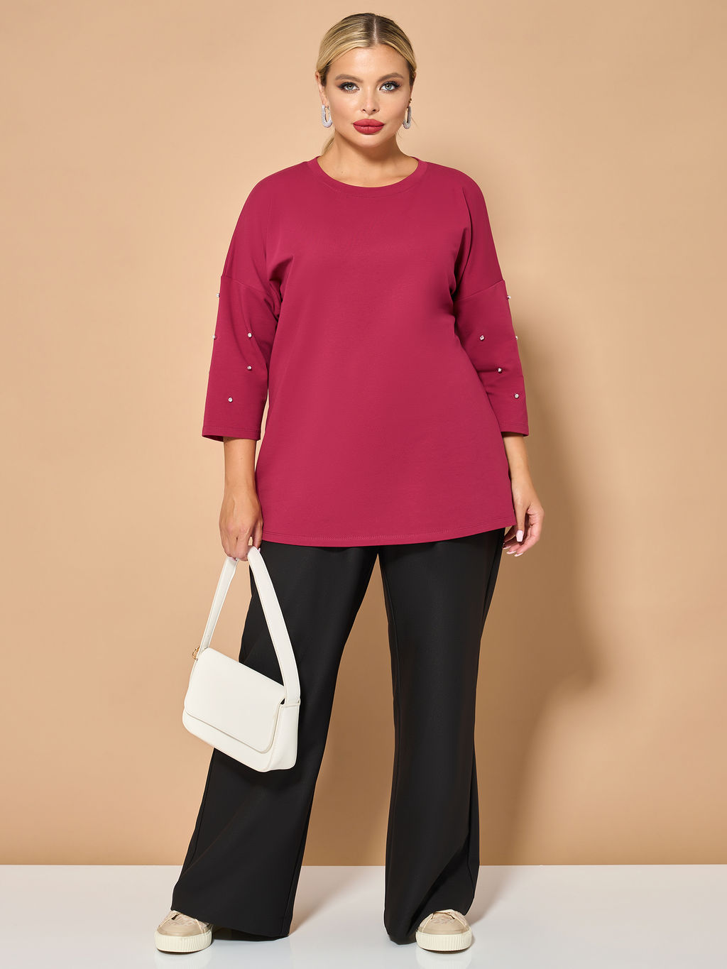 Джемпер 0202-1 фуксия - Dora фото 56