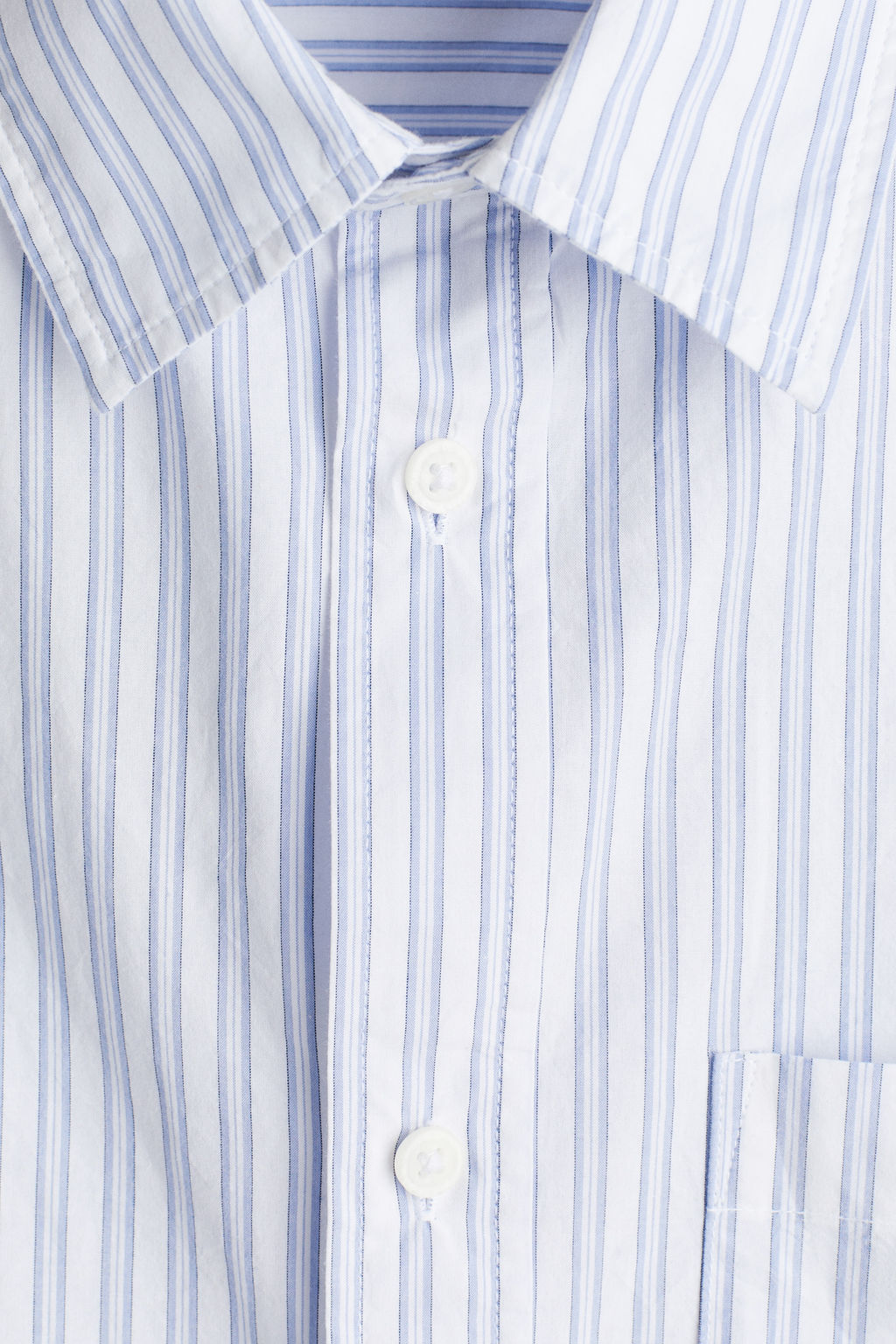 Camisa de popelina estilo boxy Regular Fit - H&m фото 7