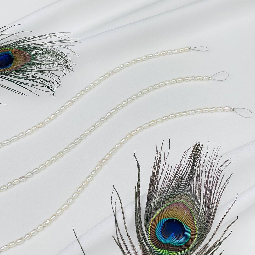 Бусины для украшений из белого Жемчуга 39 см