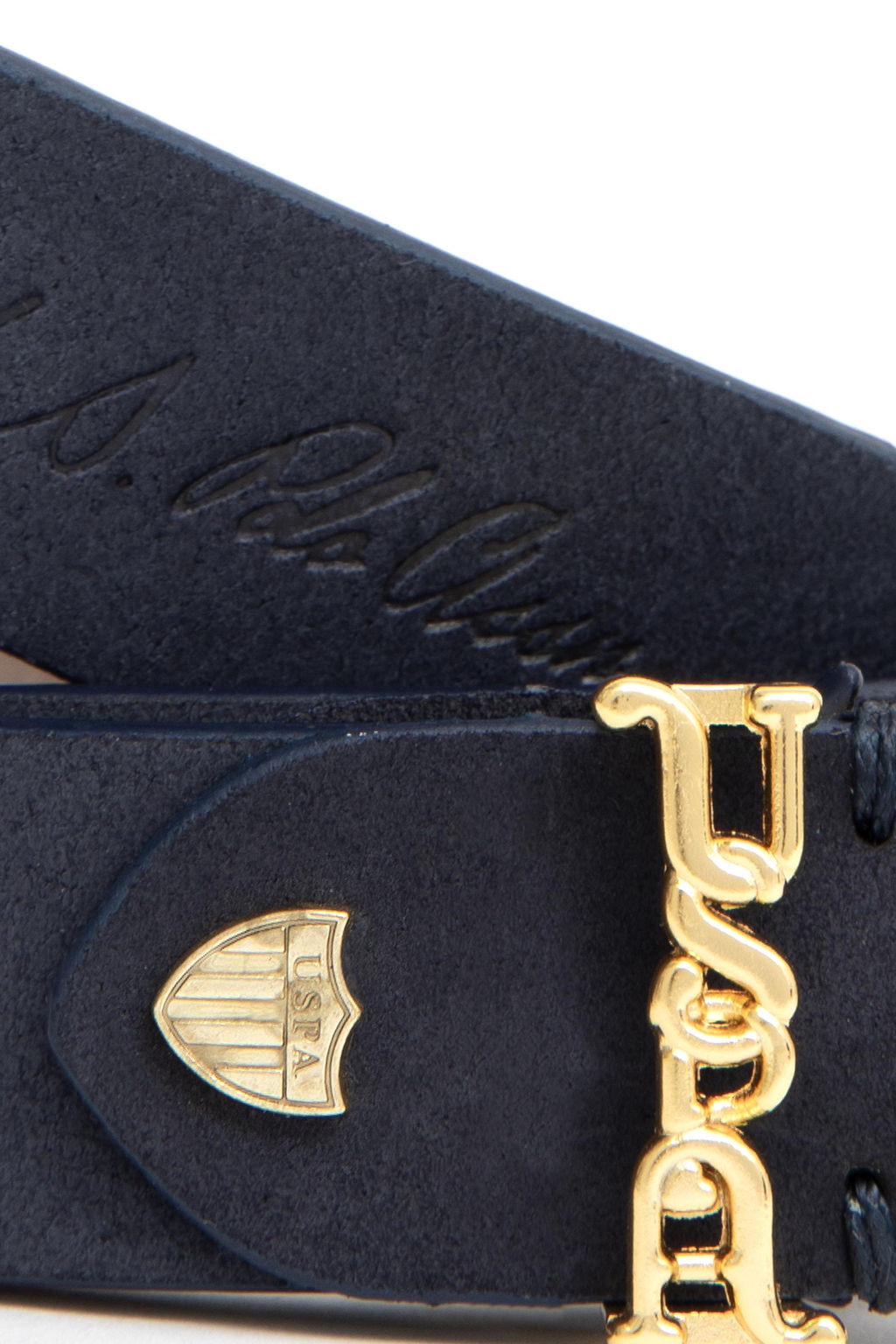 Женский темно-синий ремень Неожиданная скидка в корзине - U.s. polo assn фото 4