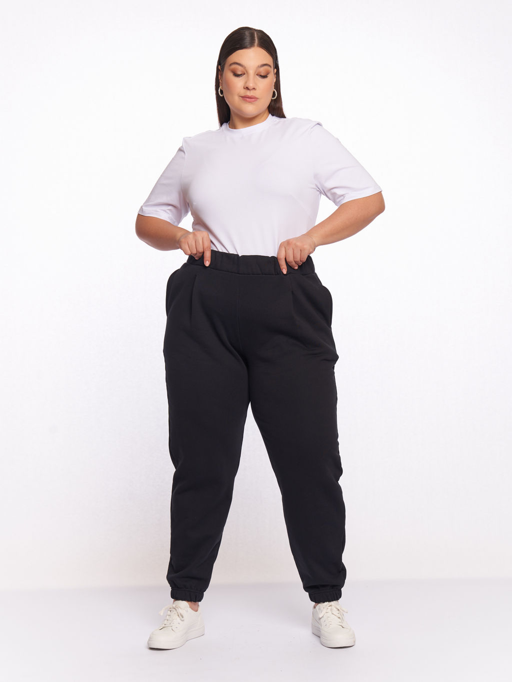 Брюки с начесом BB04661BLK01 - Артесса фото 7