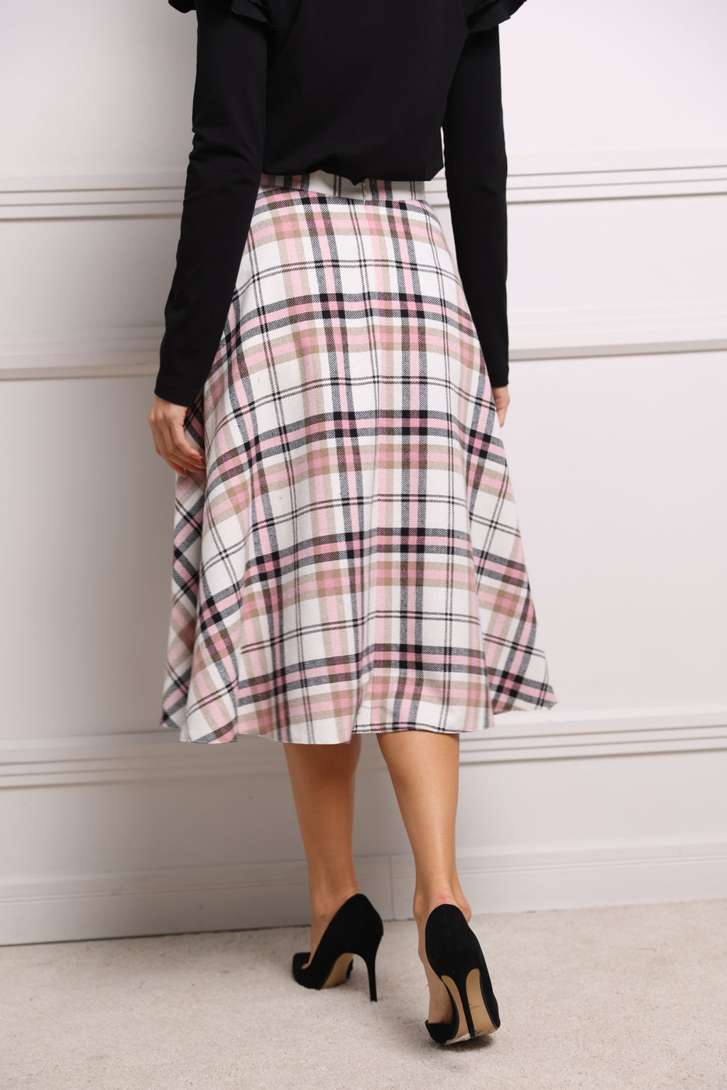 Юбка миди со складкой - Looklikecat фото 5