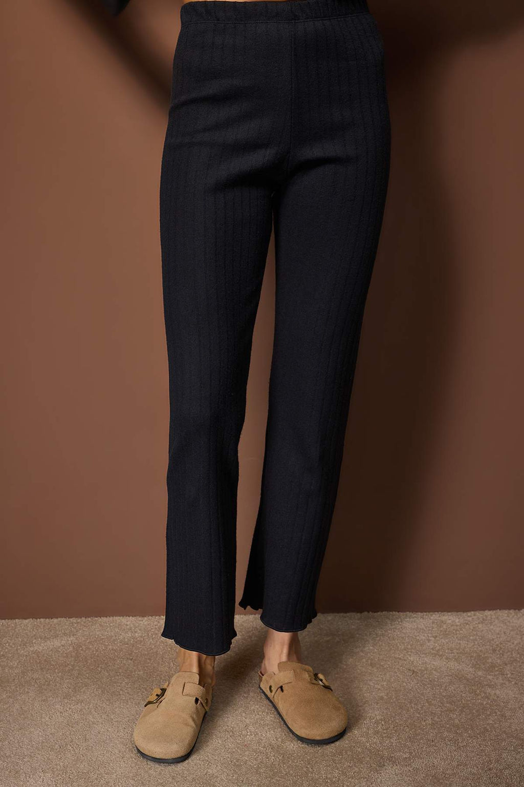 Gul Kurusu Baby Overlok Detayl? Fitilli Orme Pijama Tak?m? THMAW26PT00214 - Trendyolmilla фото 6