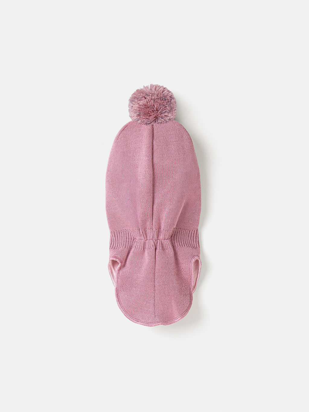 Шлем демисезонный из смесовой шерсти Пудра - Bungly фото 5