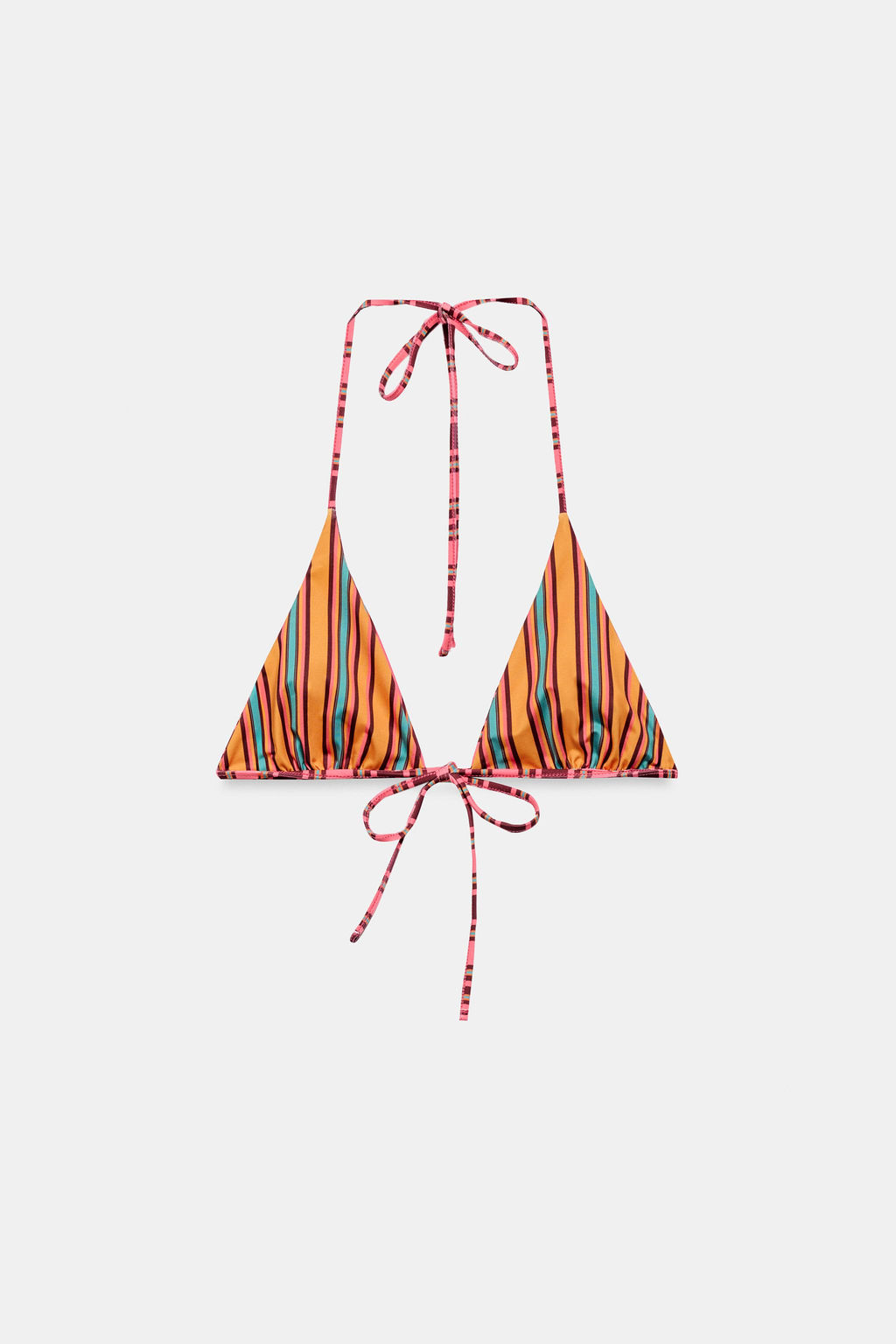TOP BIKINI REVERSIBLE RAYAS / Multicolor - Zara фото 10