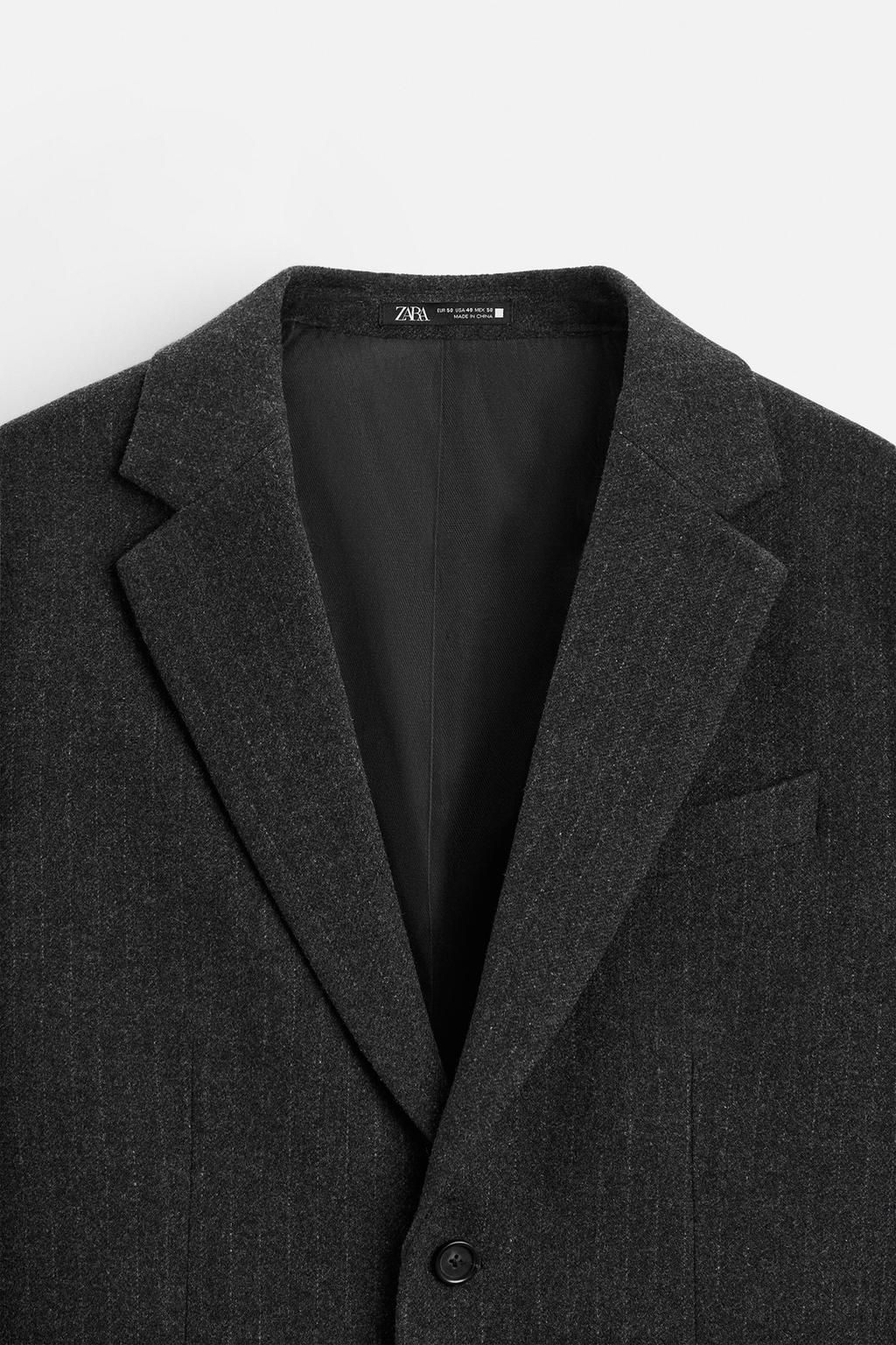 PINSTRIPE SUIT BLAZER - Zara фото 8
