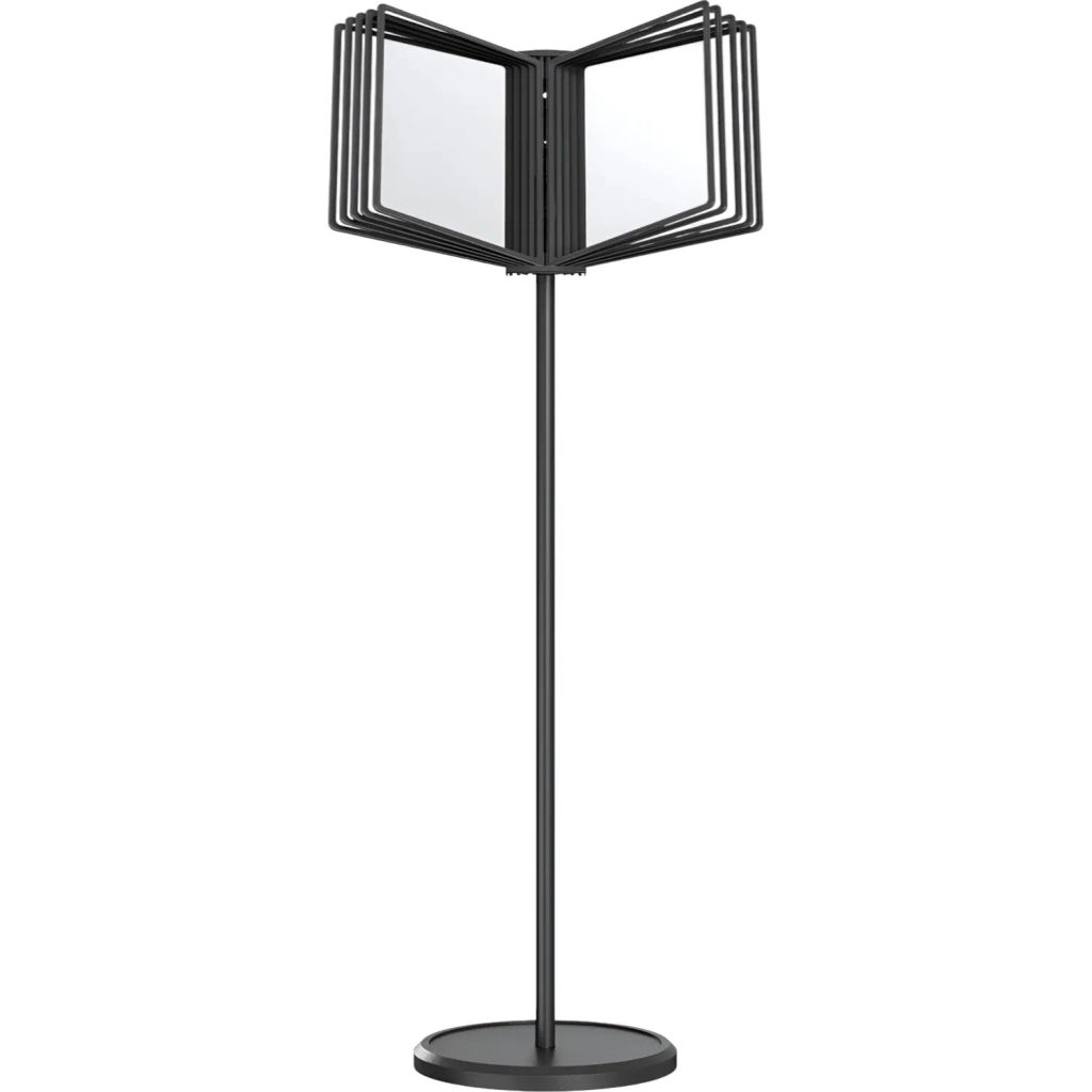 Демосистема напольная ProMega office А4,10 панел.,черн,регулир.угол наклона