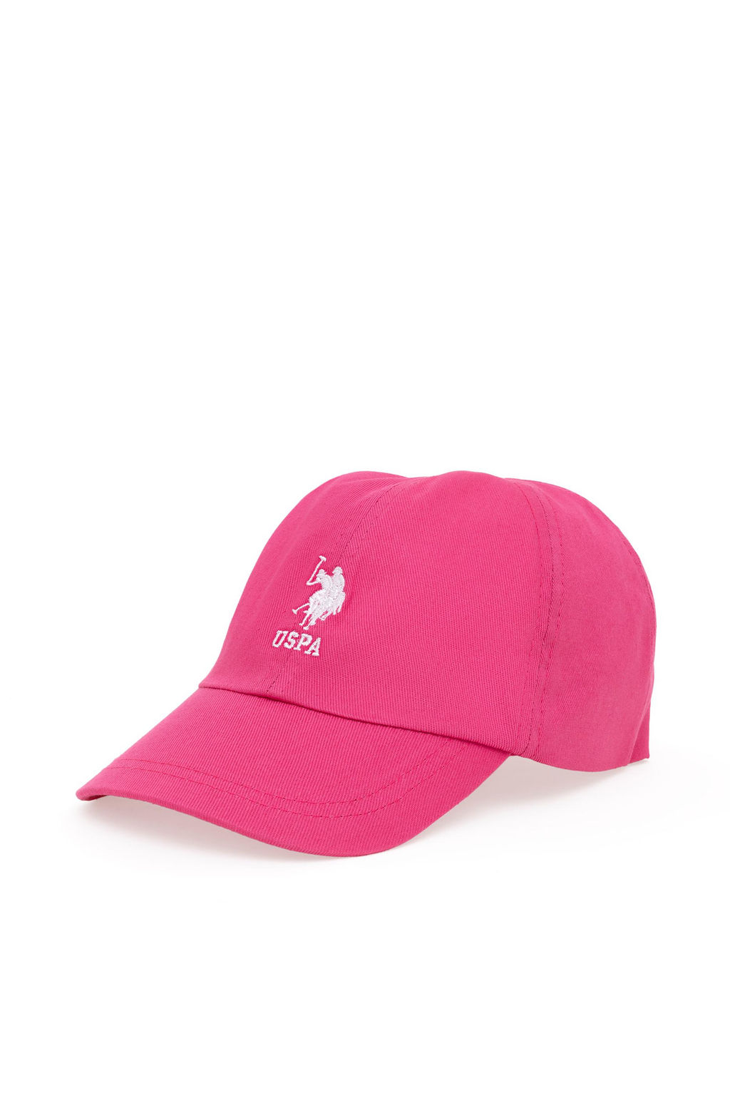 Шапка U.S. Polo Assn Edrogirl фуксиевая из хлопка