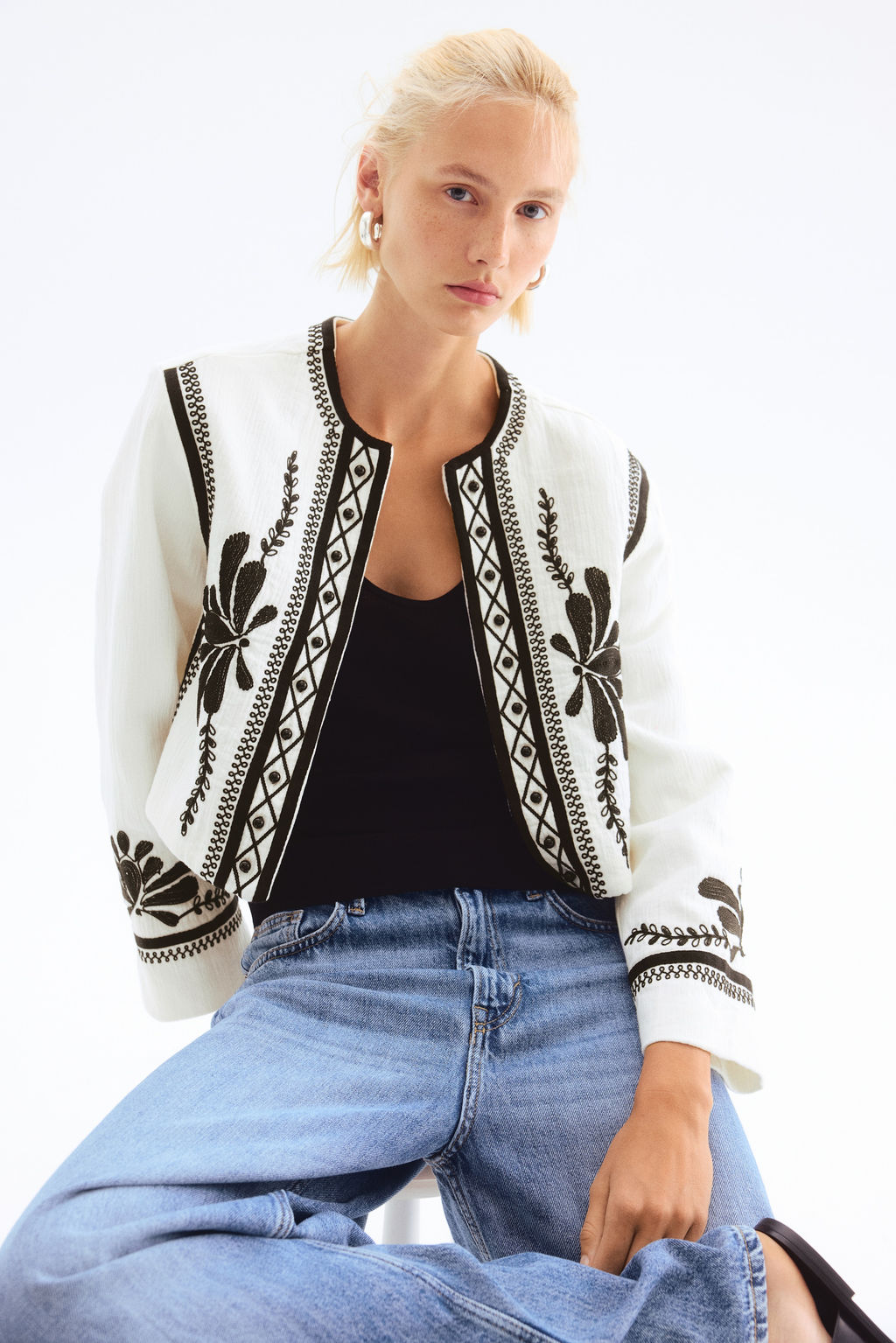 Chaqueta bordada - H&m фото 2