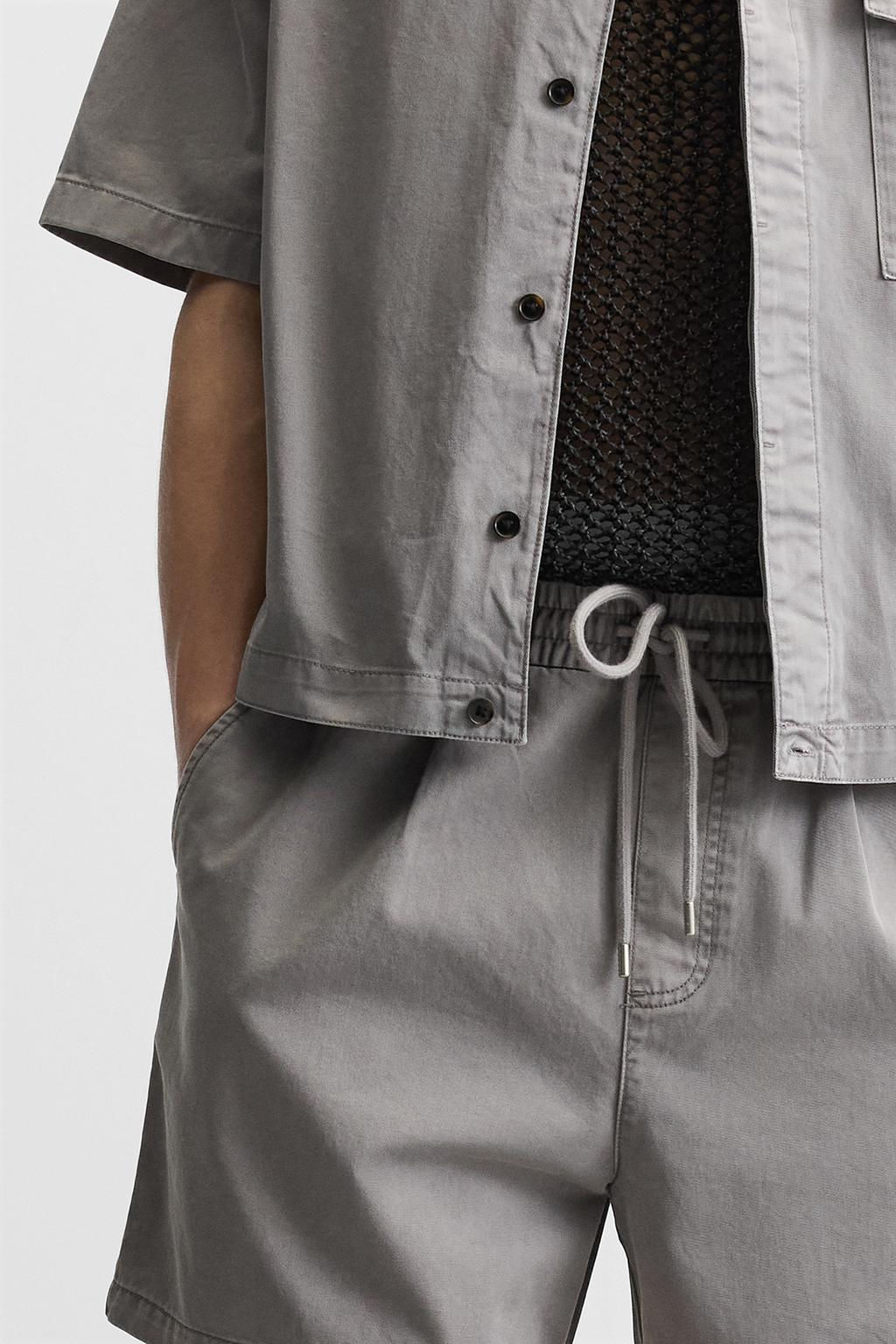 WASHED RELAXED FIT BERMUDA SHORTS - Zara фото 24