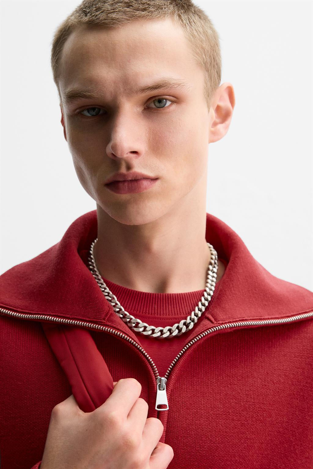 LIMITED EDITION ZIP NECK SWEATER - Zara фото 3