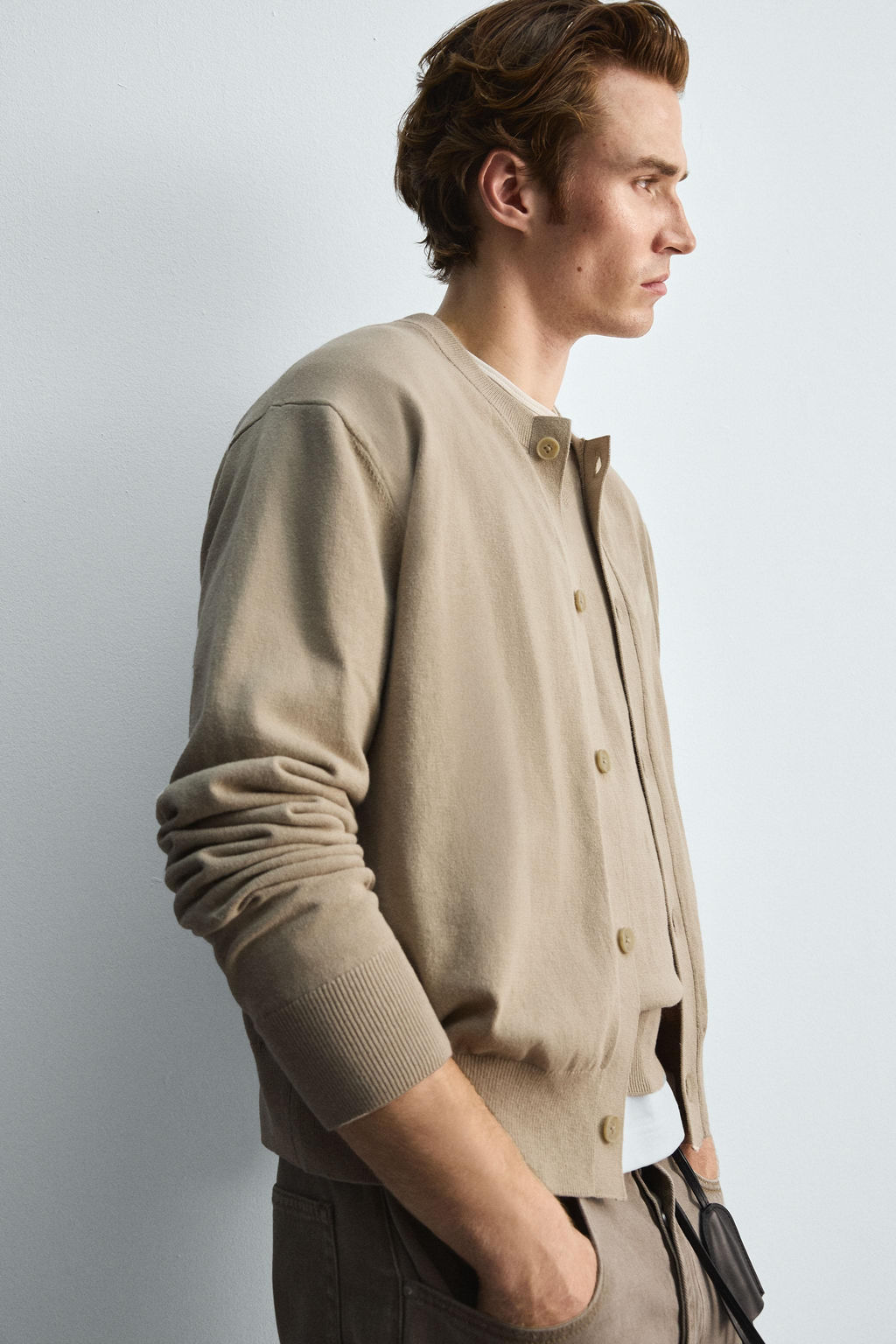 COTTON-RAMIE CARDIGAN - Zara фото 5