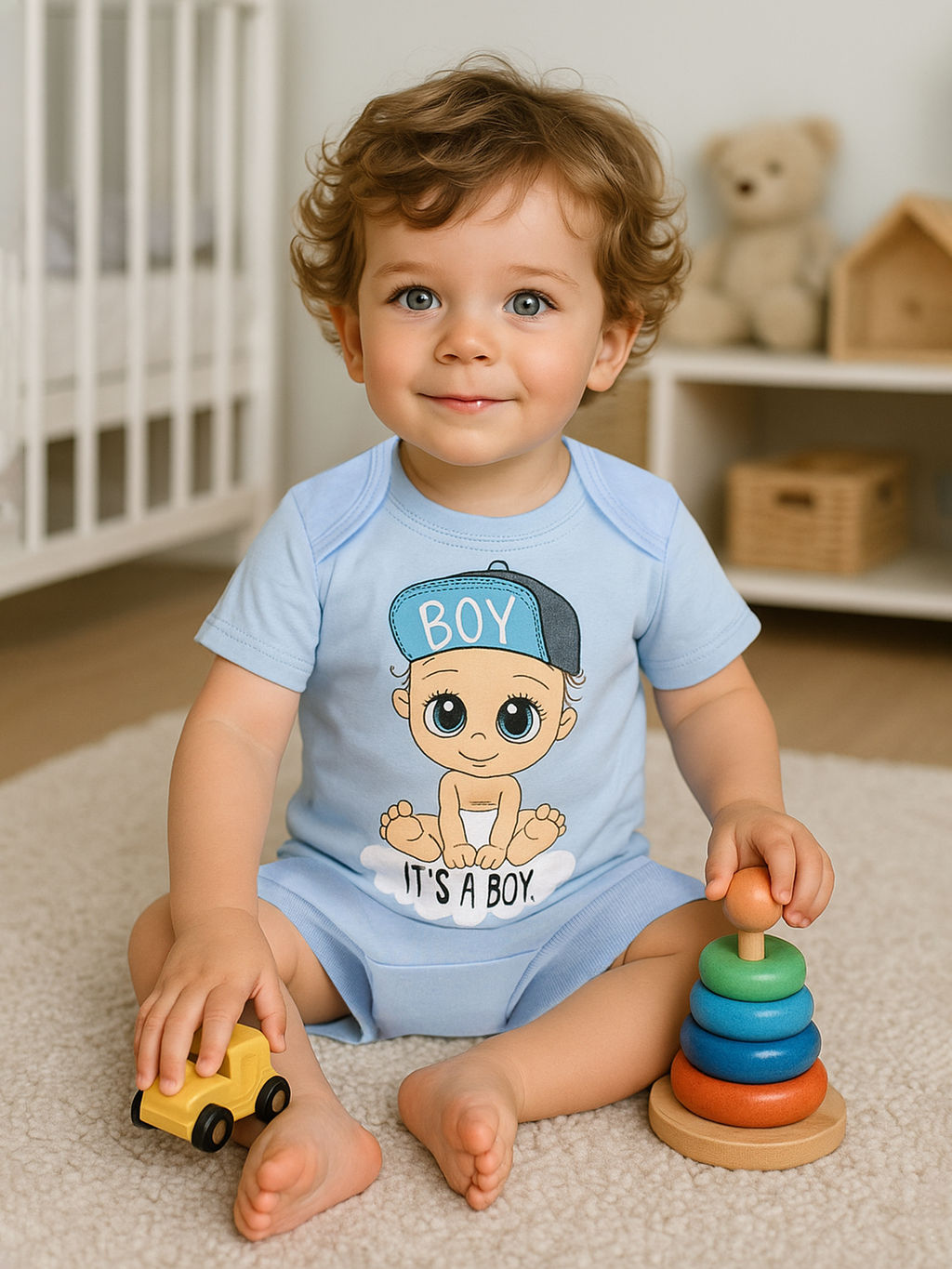 Комплект детский голубой boy 706п (92, 56)