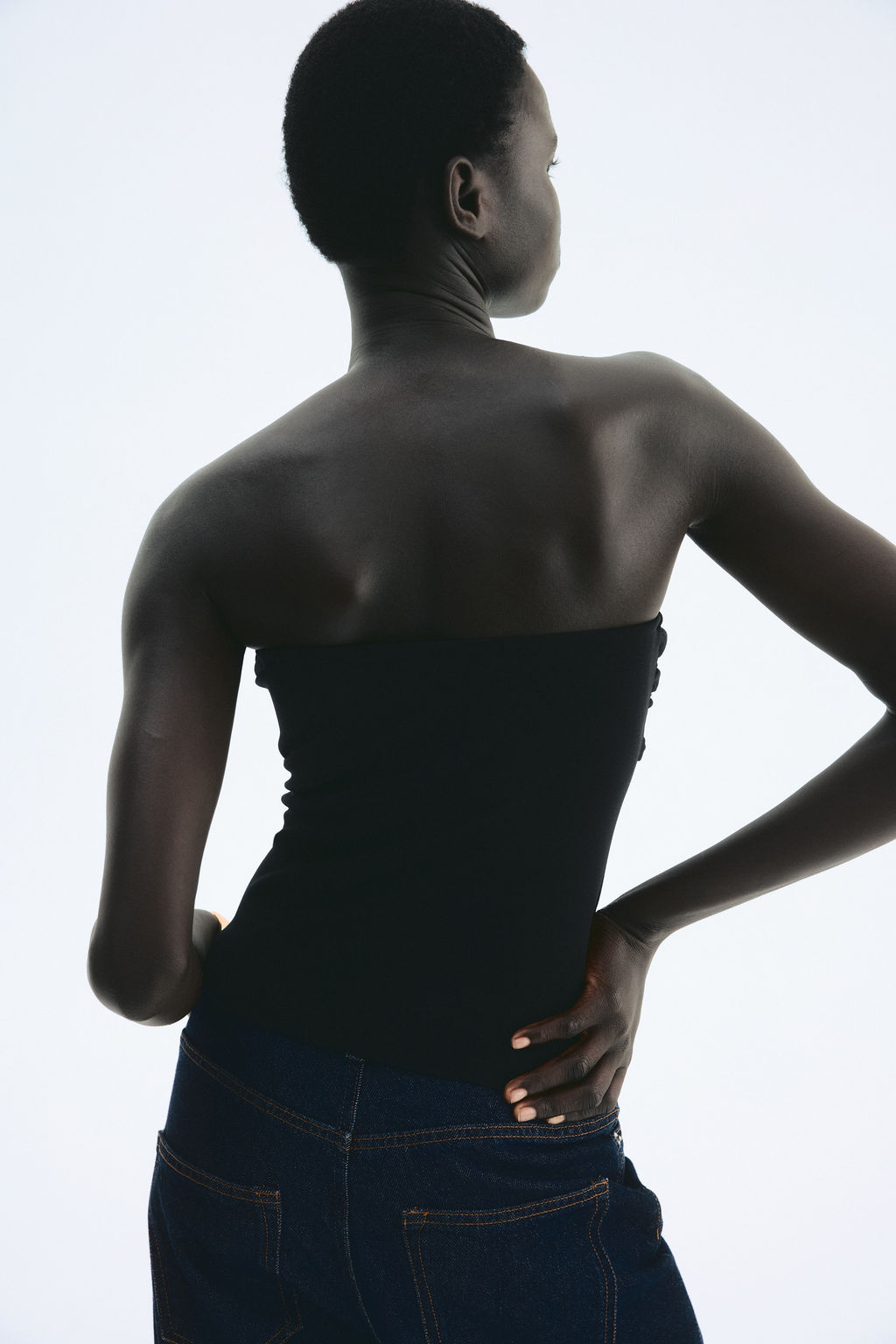 Top de tubo interlock - H&m фото 4
